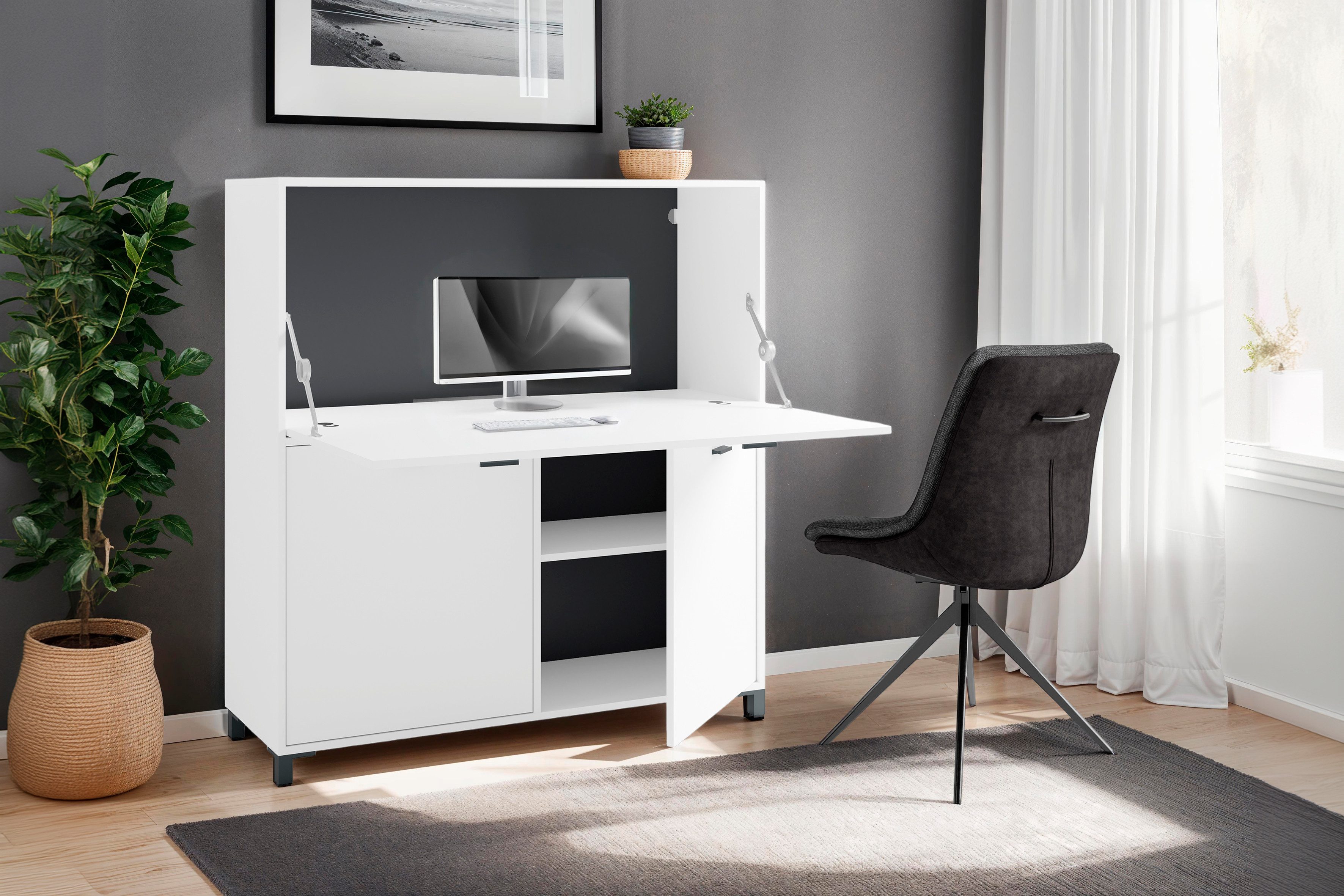 byLIVING Sekretär Montana, platzsparende Arbeitslösung mit günstig online kaufen