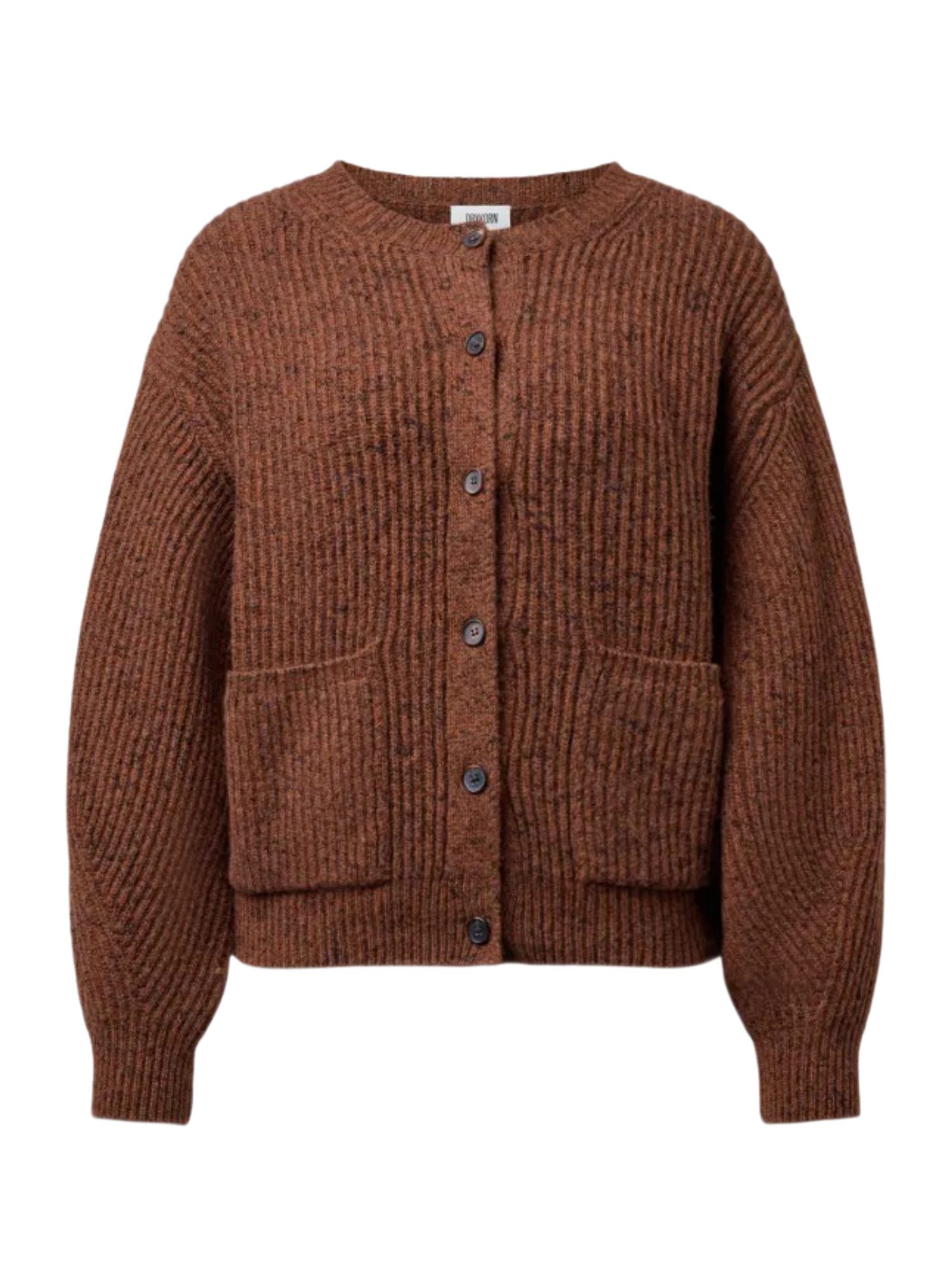 Drykorn Strickpullover braun,Casual,Wolle,Strukturiert,Rundhals,Langarm,Relaxed Fit