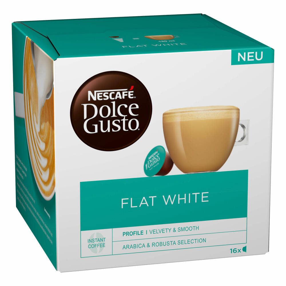 NESCAFÉ® Dolce Gusto® Kaffee Dolce Gusto® Flat White, 16 Kapseln