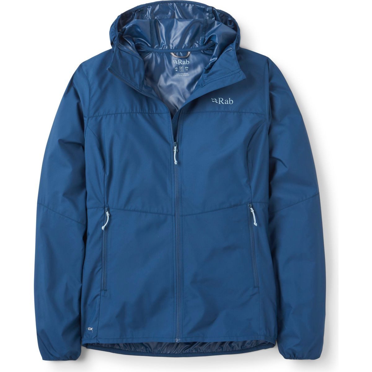 Rab Windbreaker Windgather Hoody Wmns Leichte Damenjacke mit recyceltem Pertex® Material für optimalen