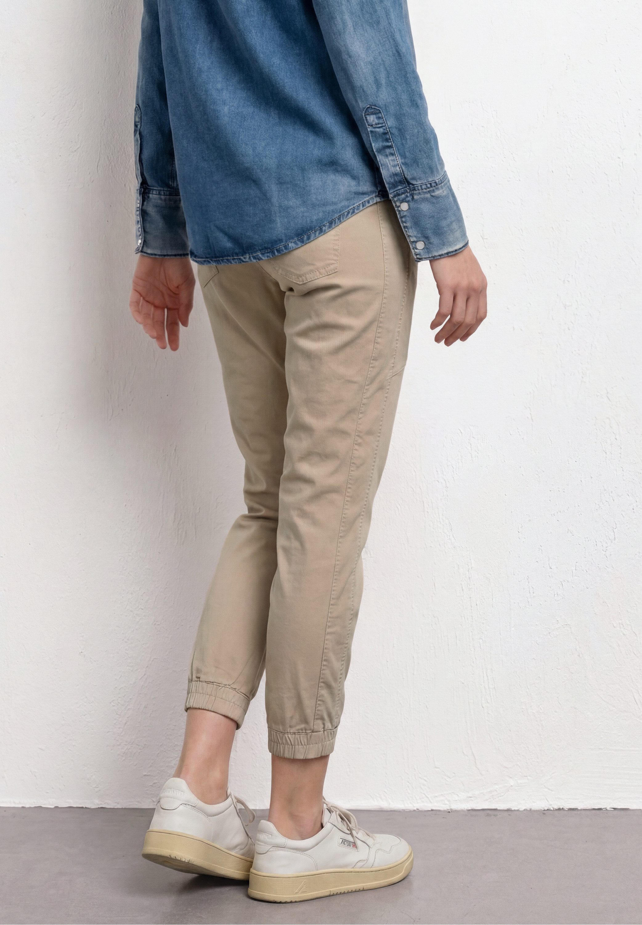 STREET ONE Jogger Pants aus Baumwolle mit Stretchanteil