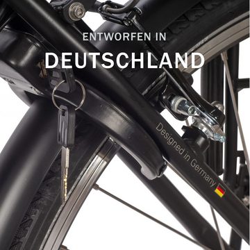 Vankel E-Bike City Plus Mit Rücktrittbremse, SFM Vorderradmotor, 7 Gang Shimano, Nabenschaltung, Vorderradmotor, 468 Wh Akku, Deutsche Qualität, grüne Mobiilität