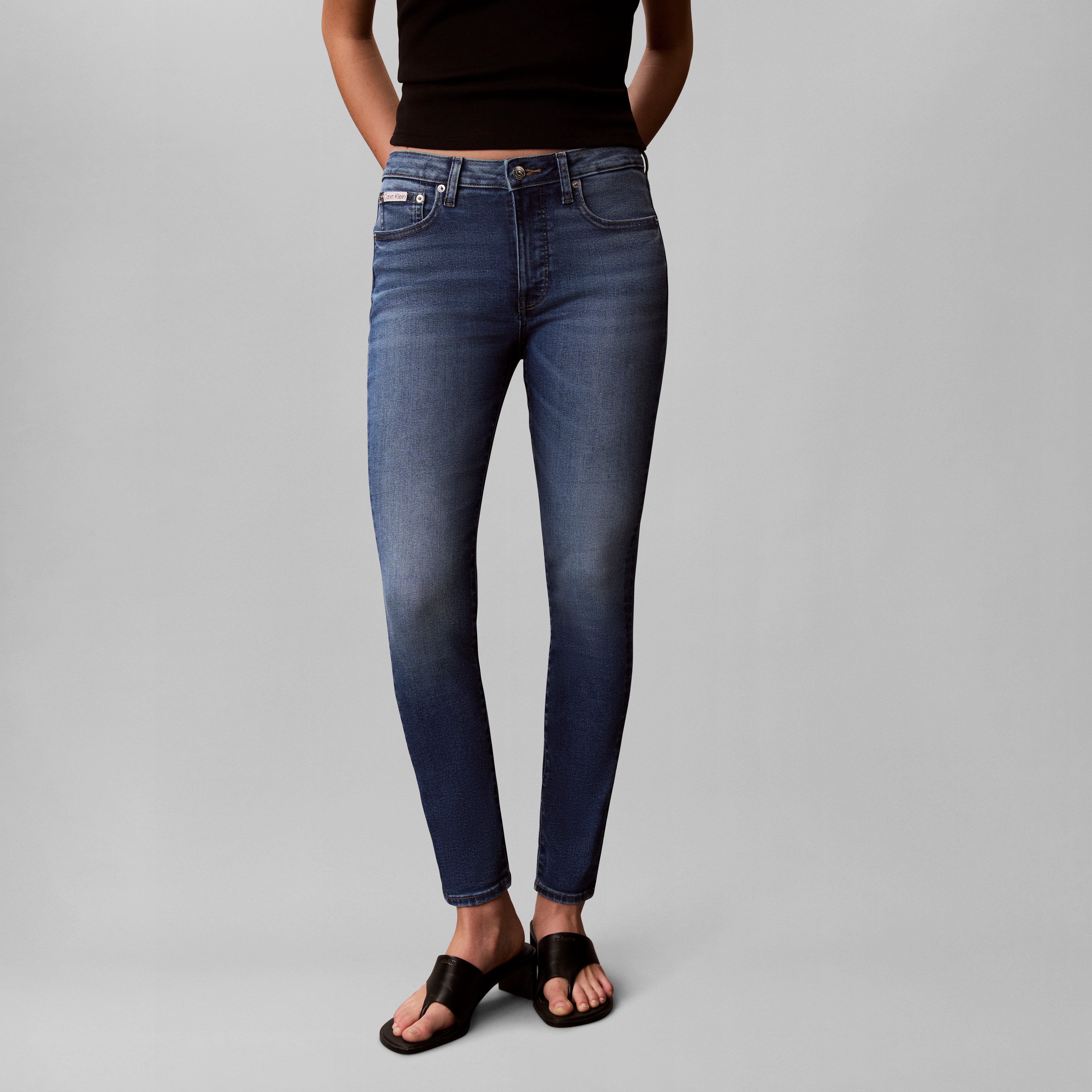 Calvin Klein Jeans Skinny-fit-Jeans MID RISE SKINNY INDIGO STATION Skinny fit mit Taschen