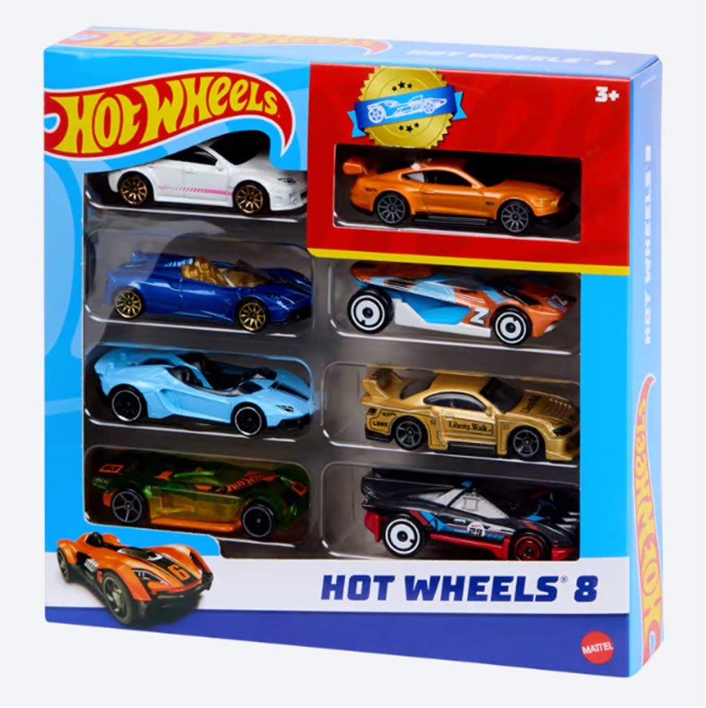 Hot Wheels Spielzeug-Auto Hot Wheels Autos 8 Stück versch. Varianten