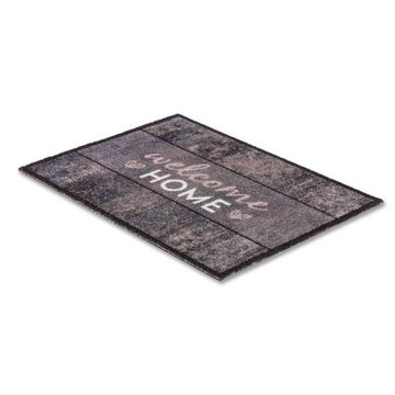 Fußmatte FELICIDO Fußmatte mit Schriftzug, ASTRA, Rechteckig, Höhe: 7 mm, 50 x 70 cm in Taupe