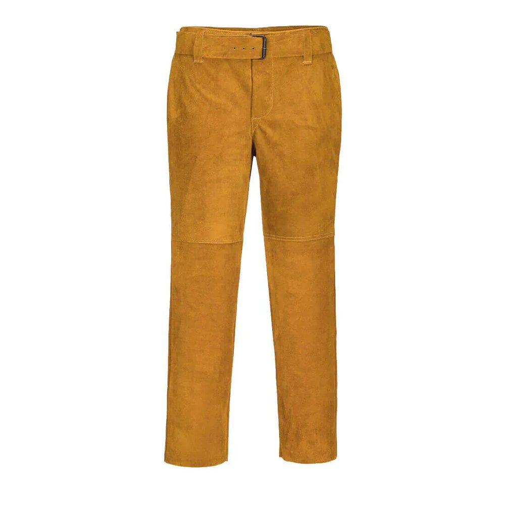 Portwest Arbeitshose Portwest Leder-Schweißerhose SW31 Braun