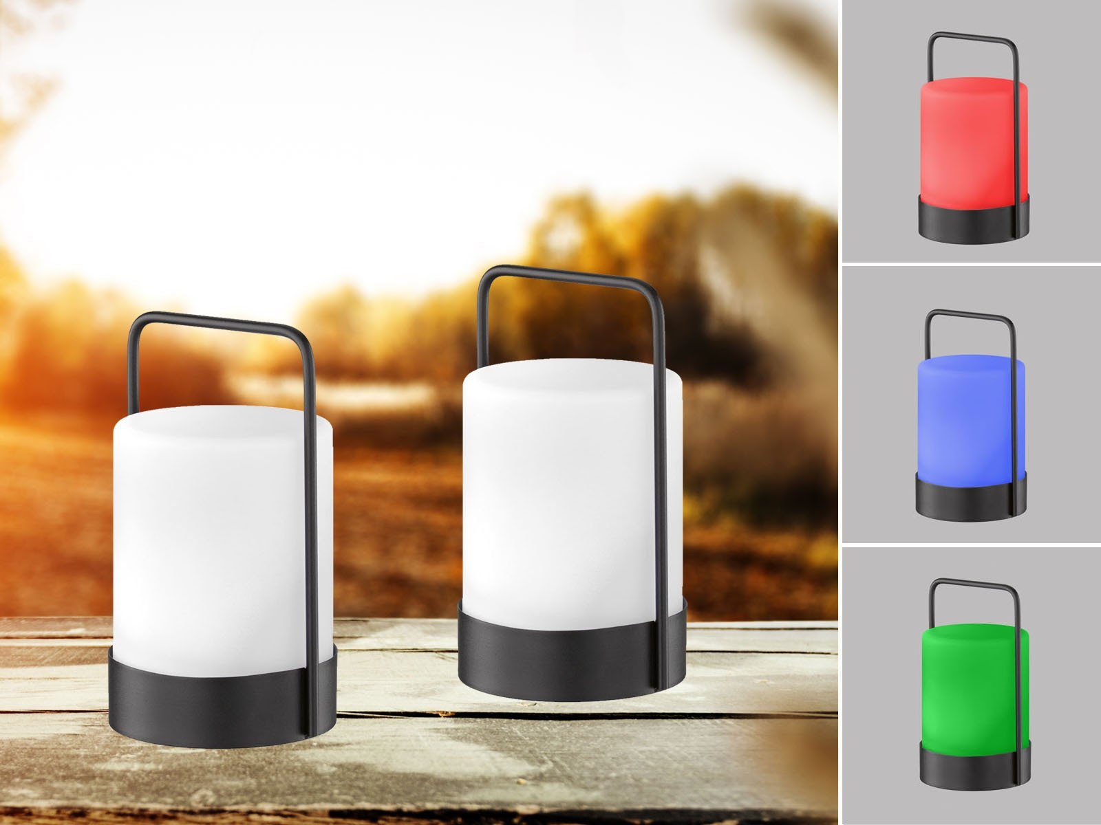 easy! BY FHL LED Außen-Tischleuchte, Farbwechsel, LED fest integriert, Warm günstig online kaufen