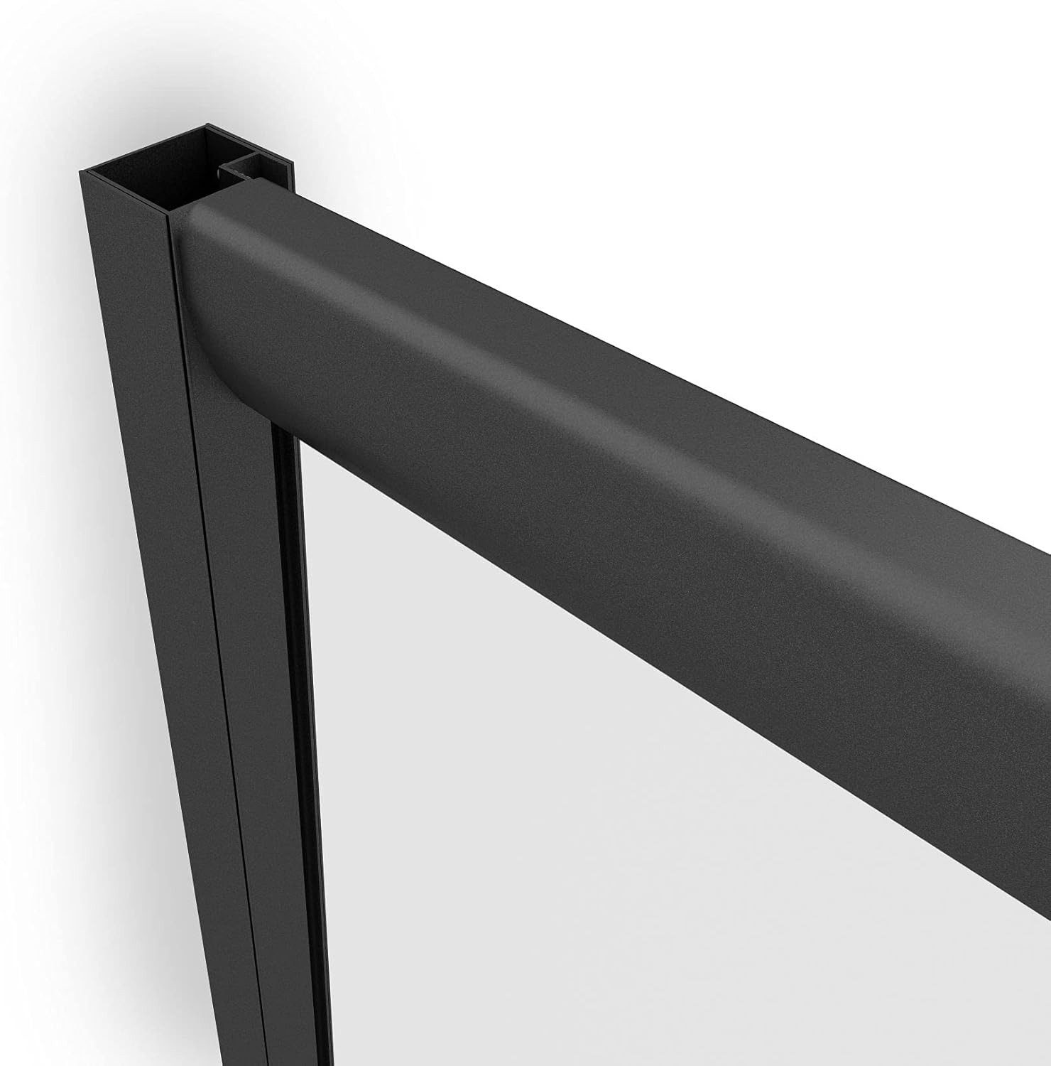 Schulte Eckdusche Sunny verstellbar 75-90 cm 180 cm Höhe, BxT: 90x90 cm, Sicherheitsglas, Schiebetüren Eckeinstieg Schwarz – Bild 5 von 5