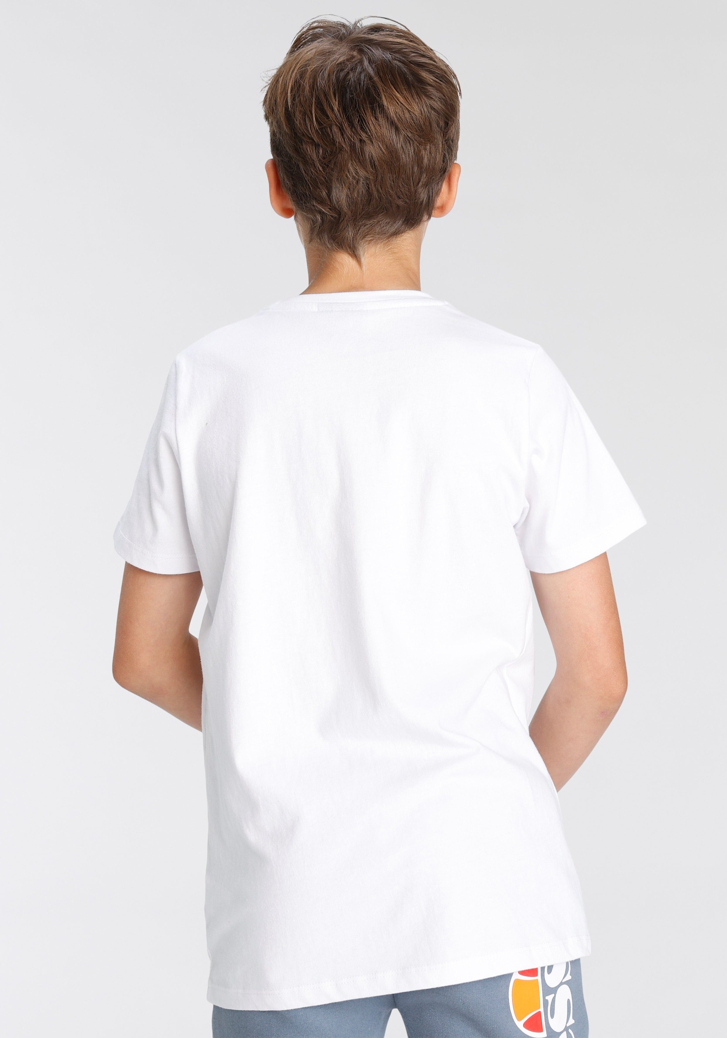 Ellesse T-Shirt MALIA Kurzarm, mit Rundhalsausschnitt, aus Baumwolle, gerader Abschluss