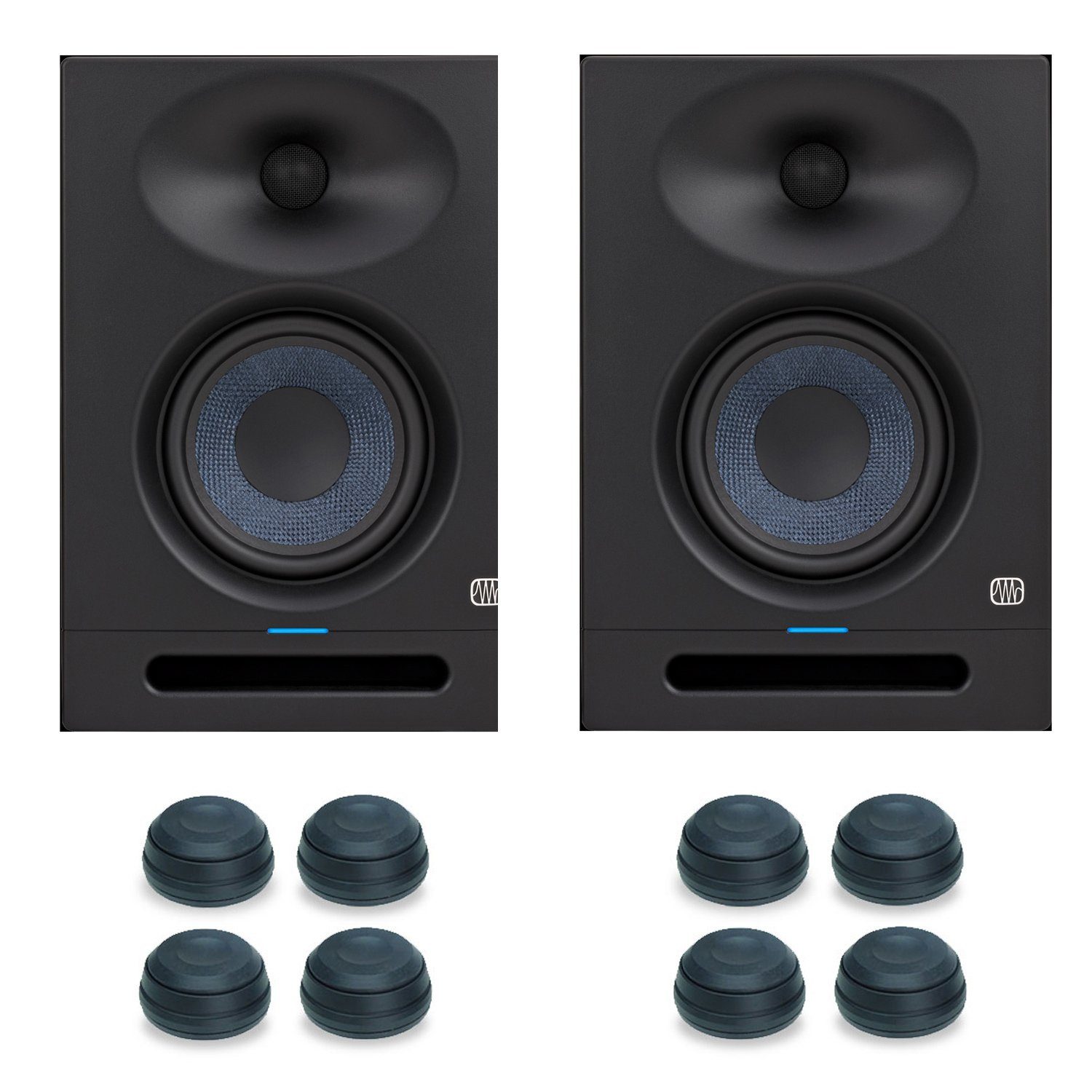 Presonus Presonus Eris Studio 5 Boxen 1 Paar mit Boxen-Füße PC-Lautsprecher (1 Paar, 160 W, mit Boxen-Füße)