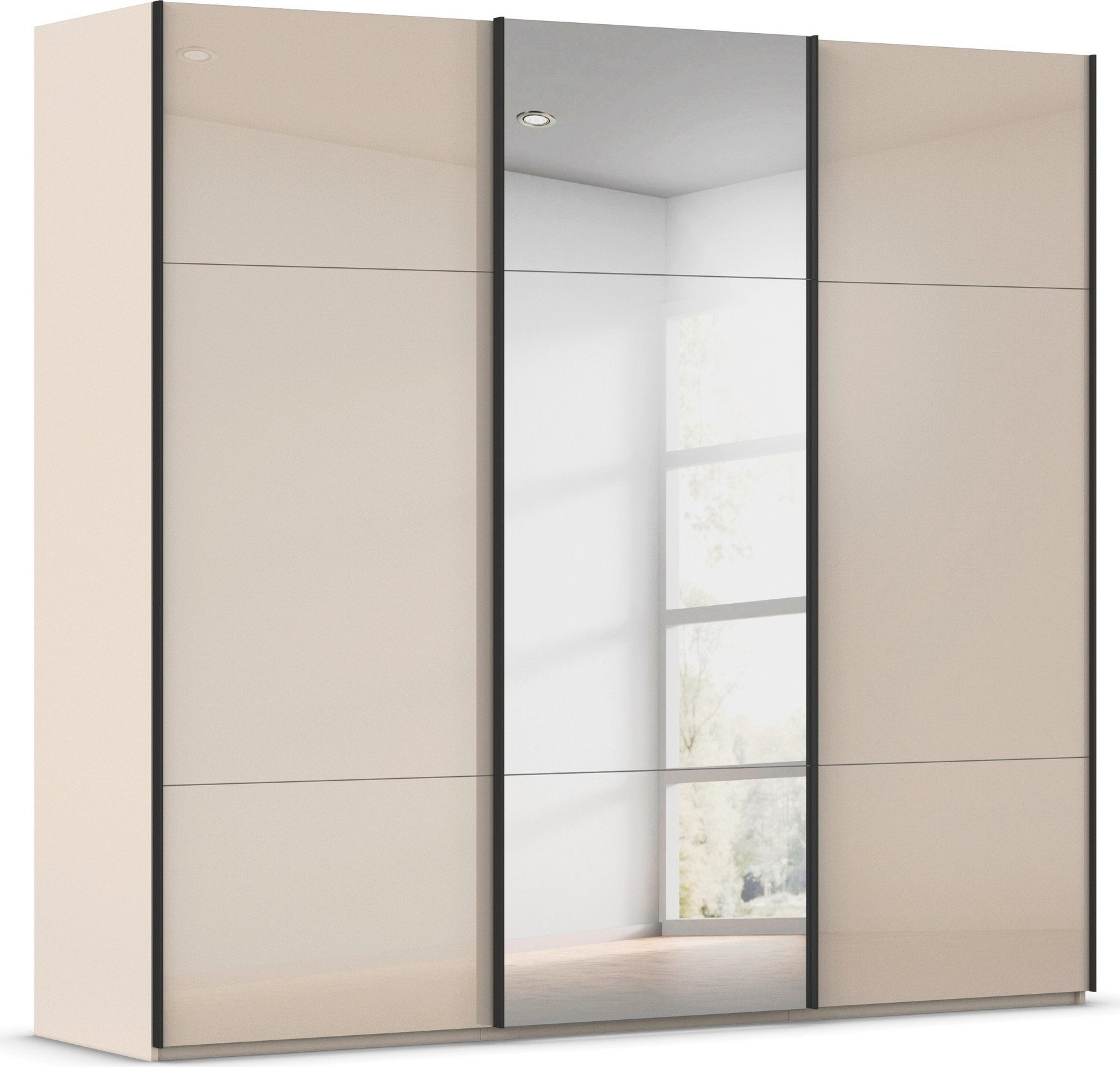 Schwebetürenschrank Kleiderschrank Schrank Garderobe Schlafzimmerschrank CONTIDO