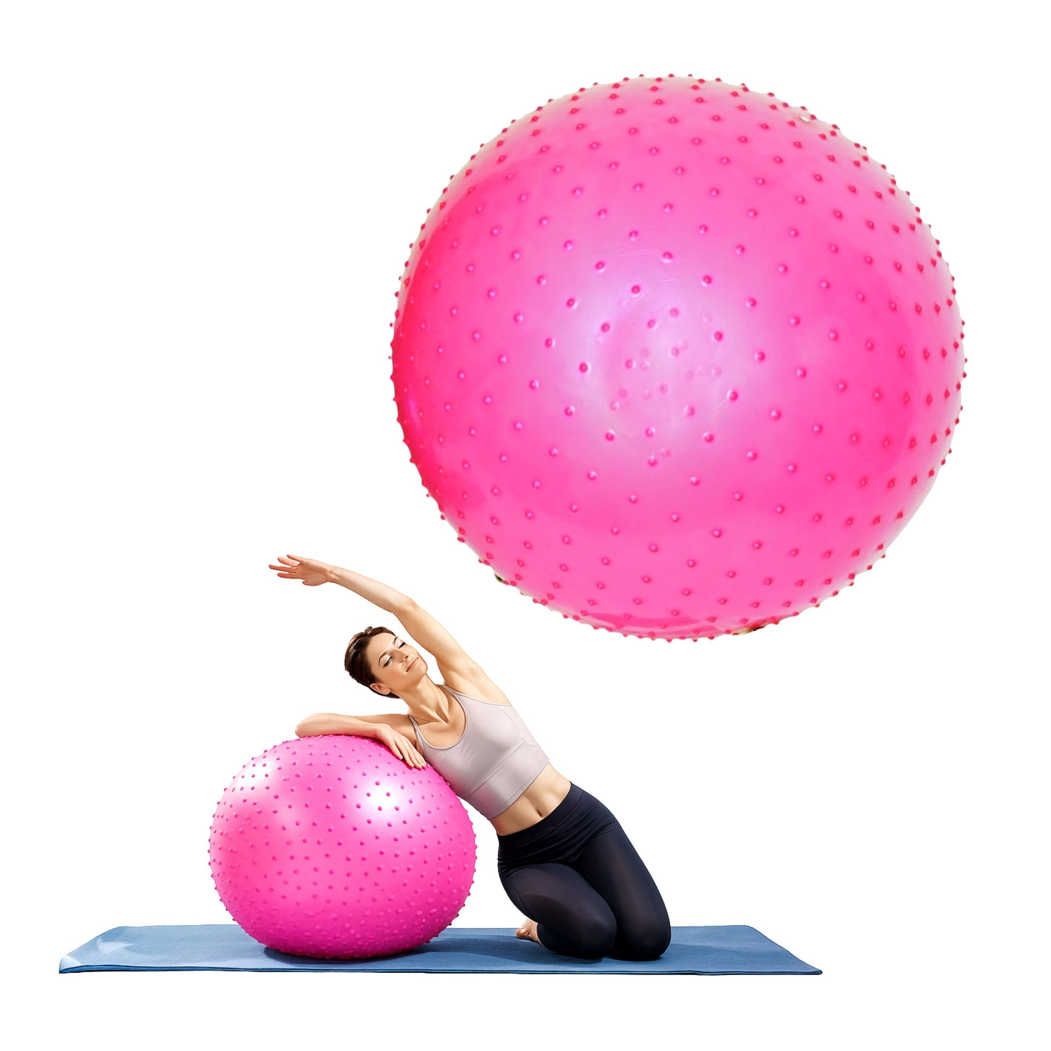 Endless Yogaball dicker Yogaball, PVC Gymnastikball, platzsicherer Yogaball (Sowohl für Männer als auch für Frauen, Sowohl für Männer als auch für Frauen), Balance Ball Stuhl für Fitness Workout Stabilität Pilates