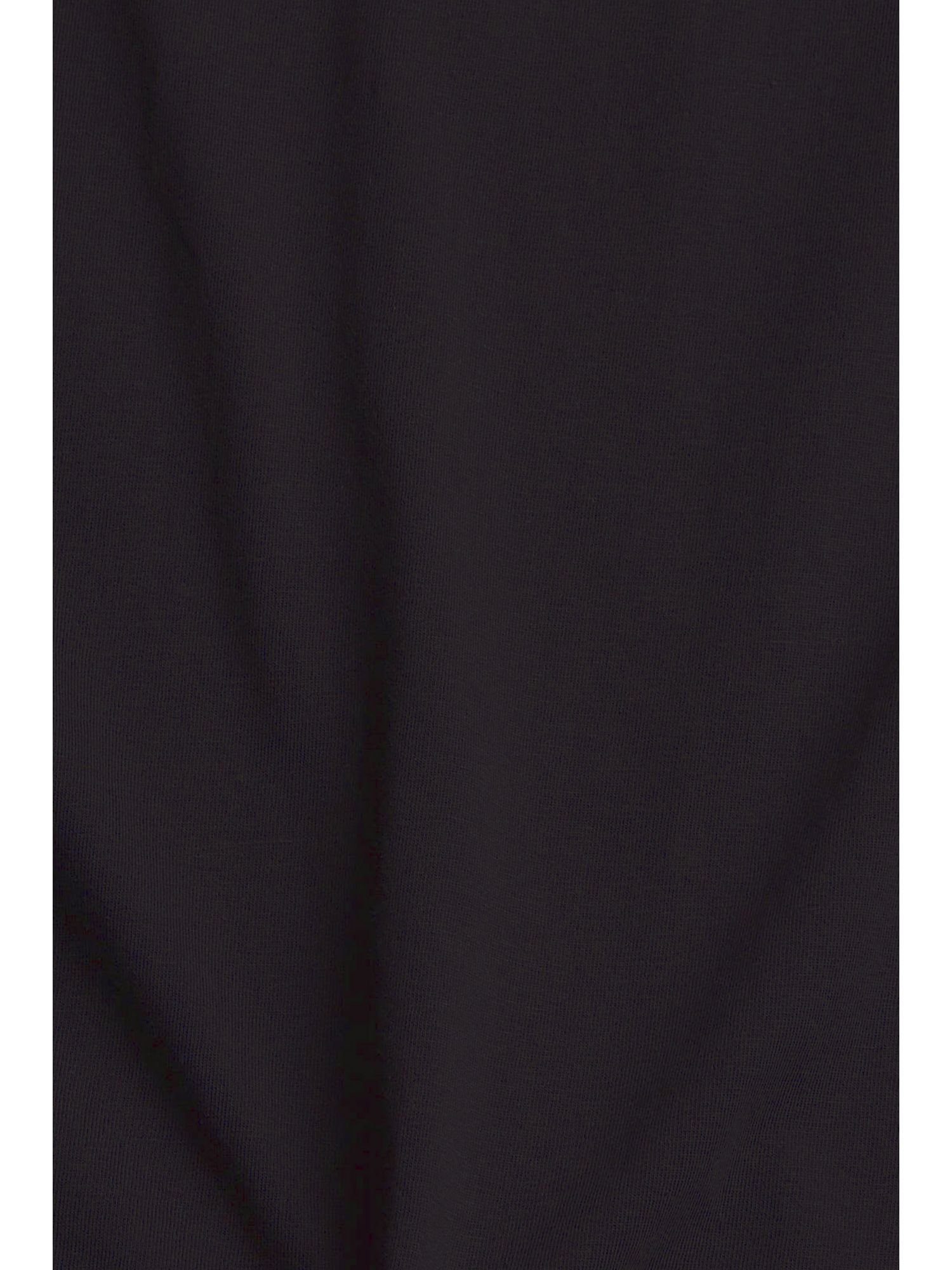 Logo-Print mit BLACK Esprit (1-tlg) T-Shirt Jersey-Shirt