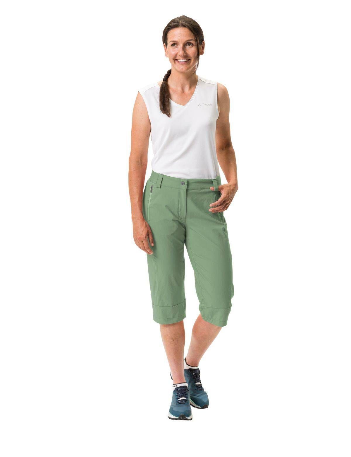 STRETCH (1-tlg) (400) grün CAPRI FARLEY Wanderhose III VAUDE Outdoorhose Damen