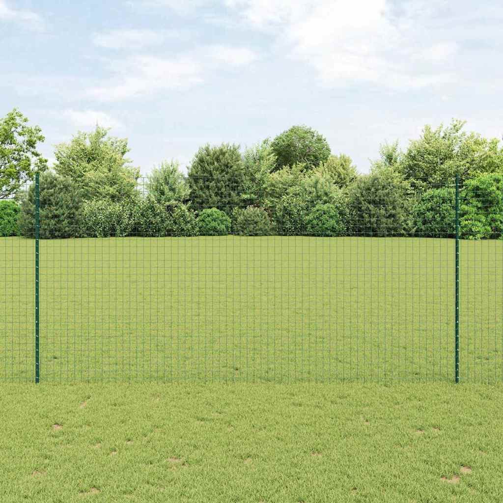 vidaXL Bett Eingebetteter Zaunpfosten 11 stk. Grün 200 cm (11-tlg)