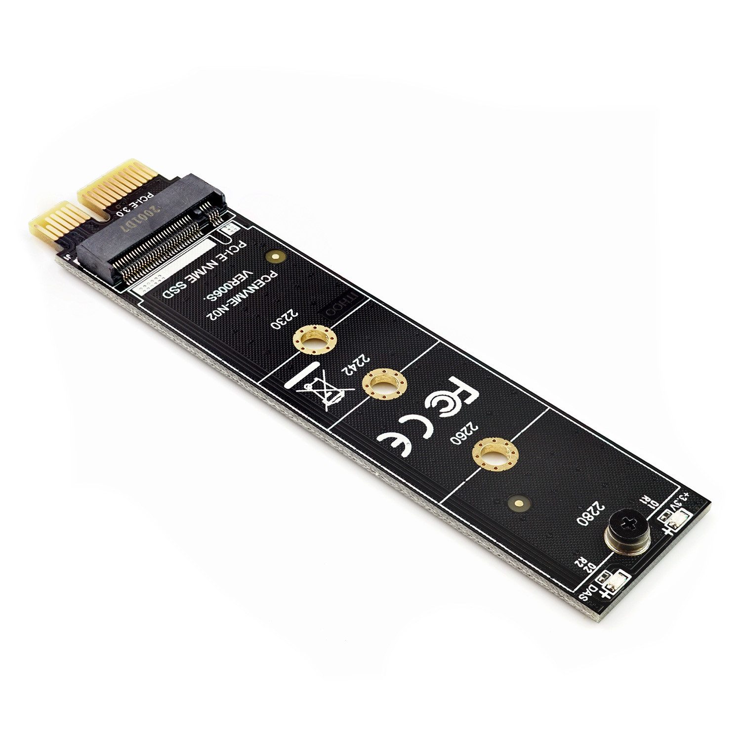Adapter, PCI Express x1 - M.2 Key M / NVME Adapter