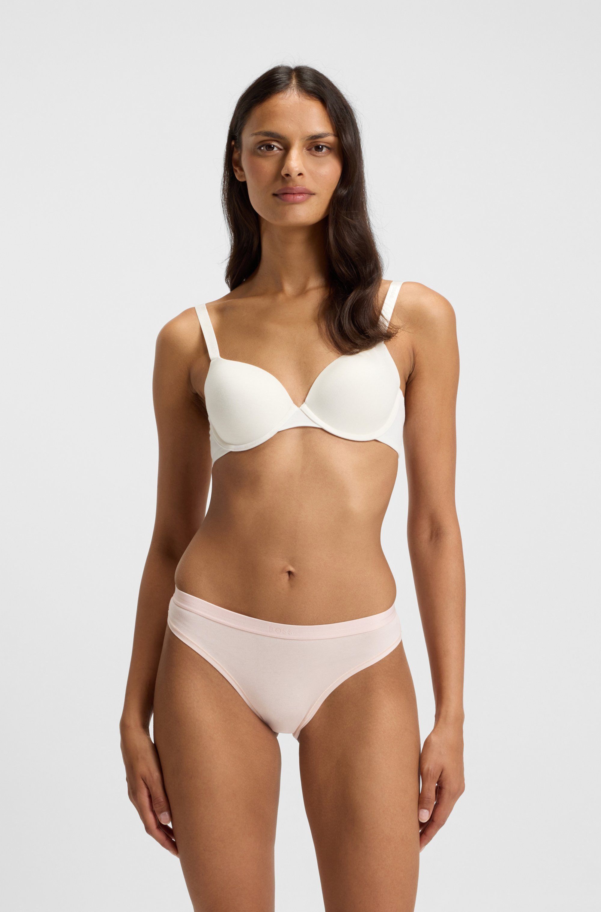 BOSS Slip 3P BRIEF (Packung, 3-St., 3er) mit elastischen Logobund