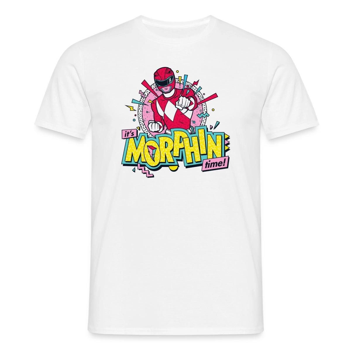 T-Shirt Power Rangers It's Morphin Time Männer T-Shirt