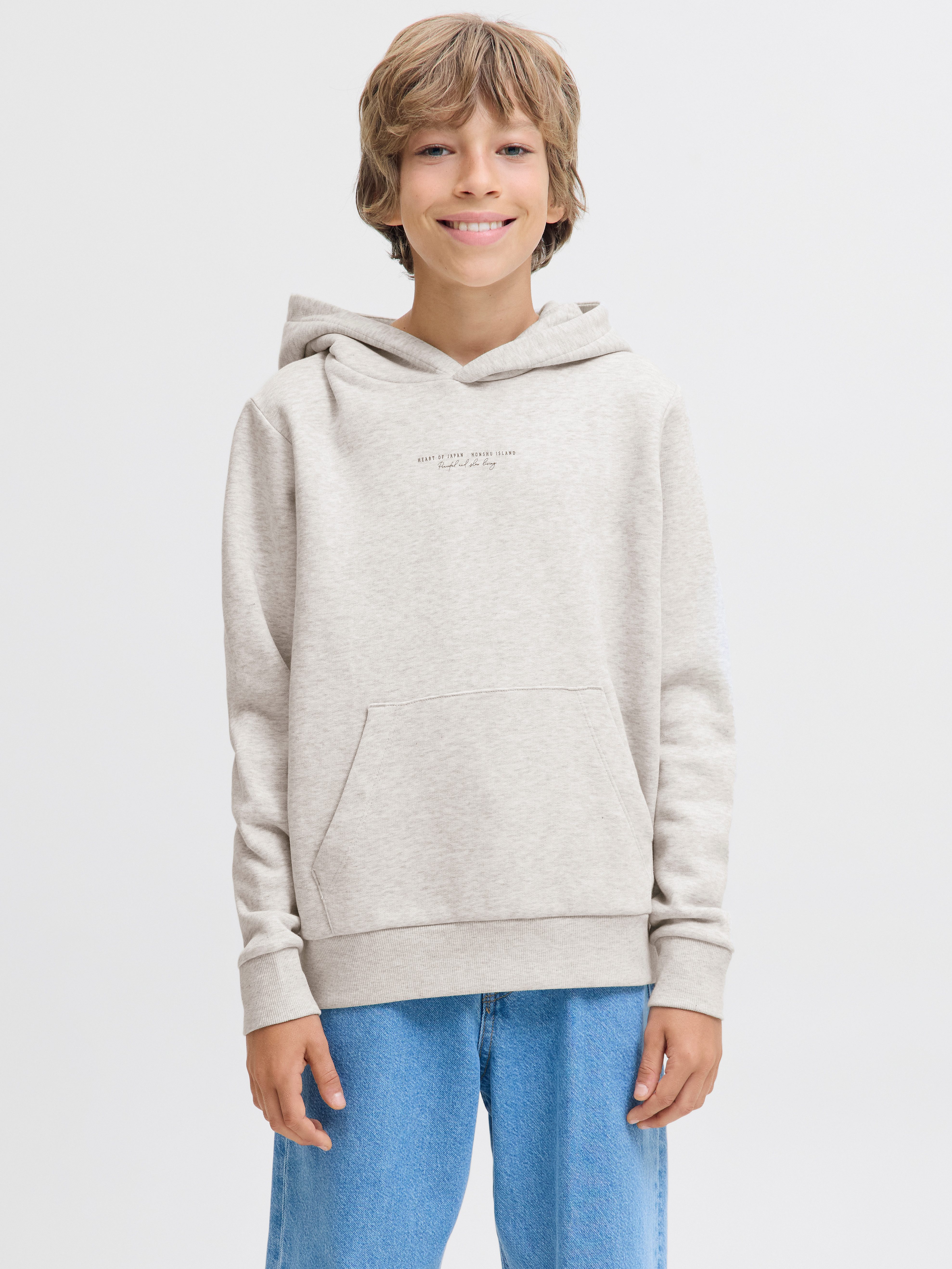 Jack & Jones Junior Kapuzensweatshirt JJKENJI SWEAT HOOD JNR