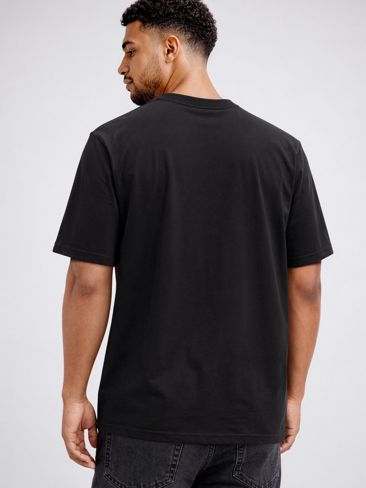 Neverless Oversize-Shirt Herren T-Shirt - Berge - Printshirt Relaxed Fit Printshirt Sommer mit Print – Bild 4 von 4