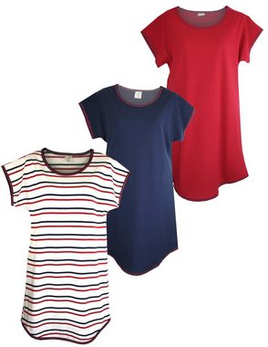 Consult-Tex Nachthemd Damen Nachthemd, Big Shirt DF850 (3er-Pack) bequem zu tragen