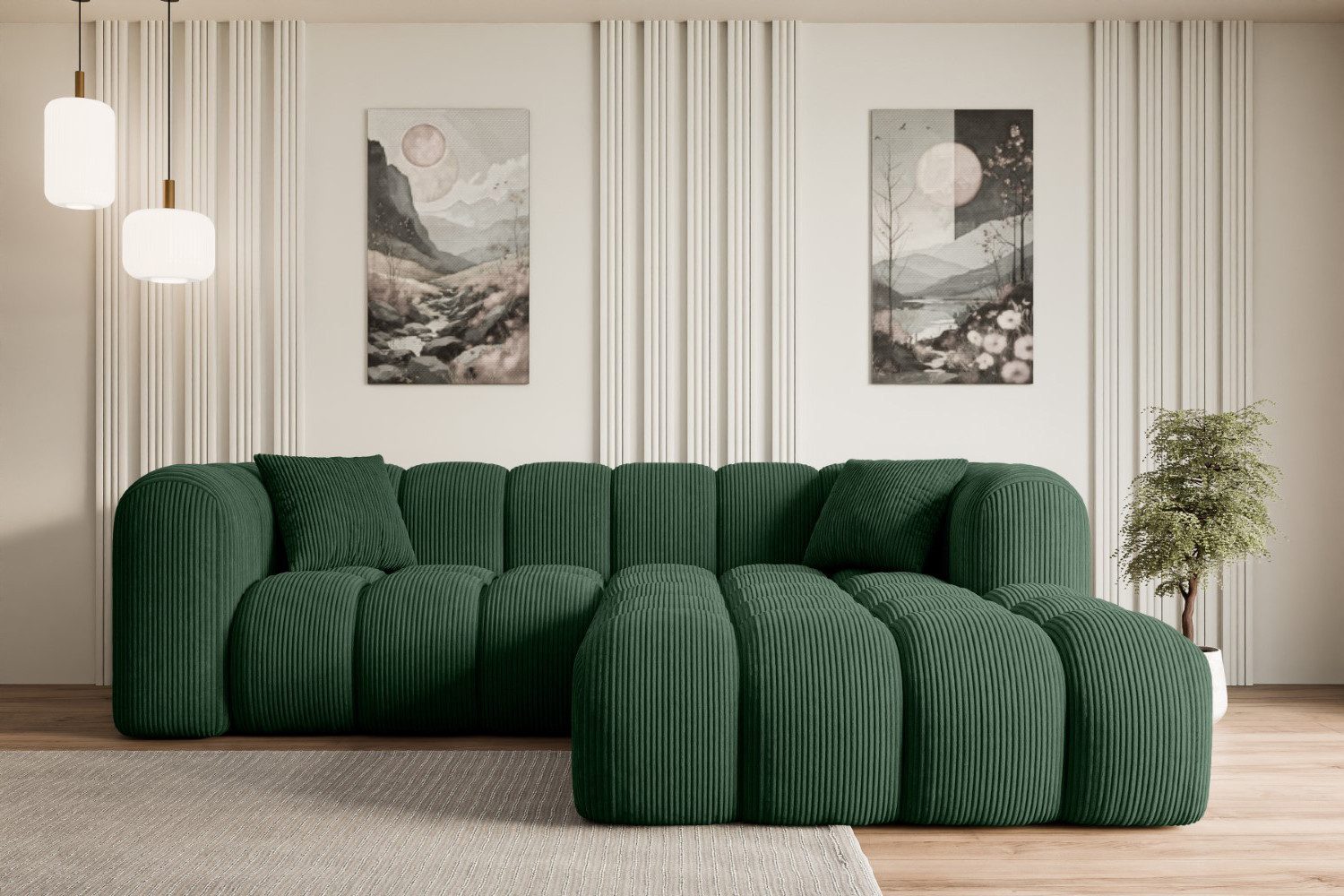 ALTDECOR Ecksofa OLEA-L1, Sofa Praktische Bequeme Funktionsecke Couch L-For günstig online kaufen