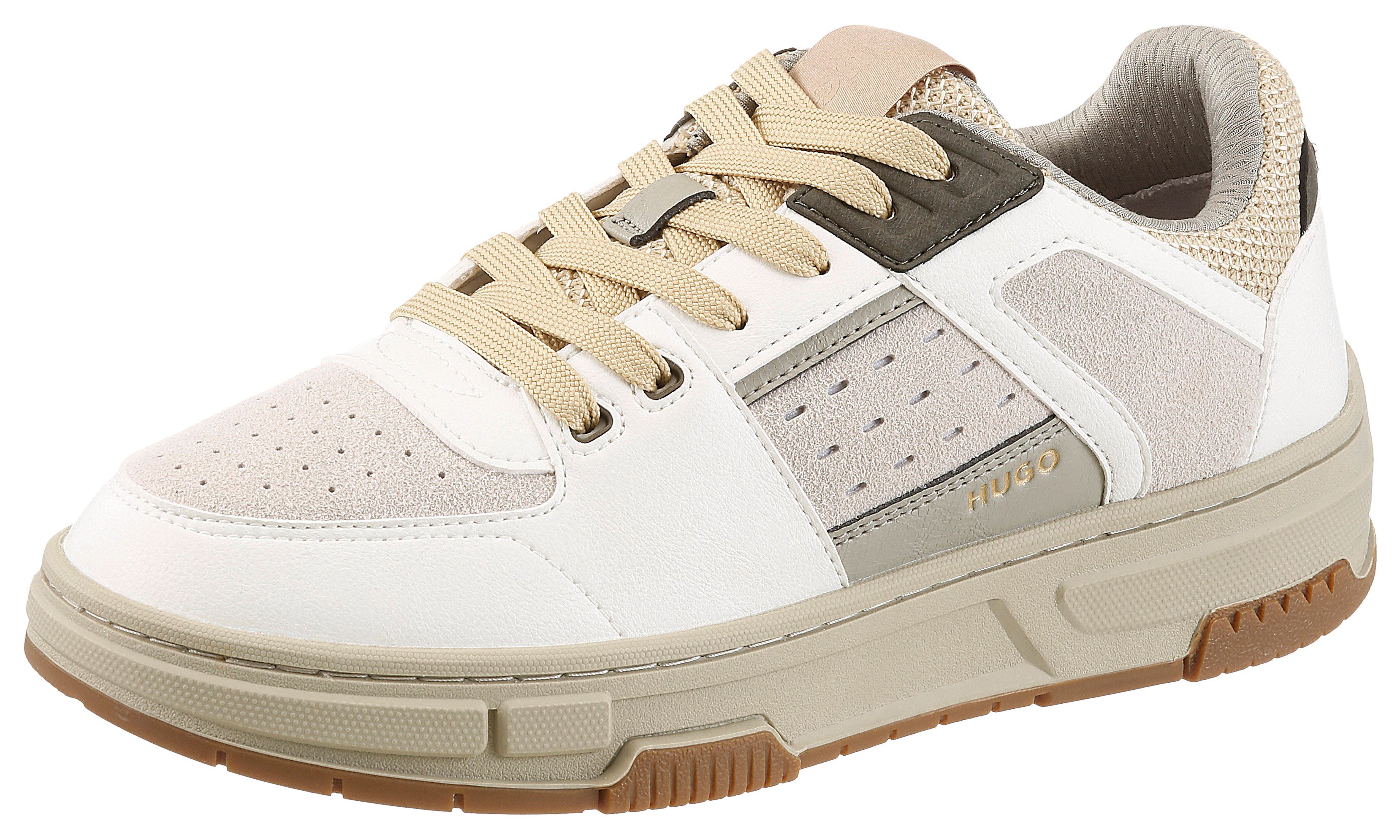 HUGO Yarrow_tenn Sneaker Freizeit Sneaker, Halbschuh, Schnürschuh mit Kontrastdetails