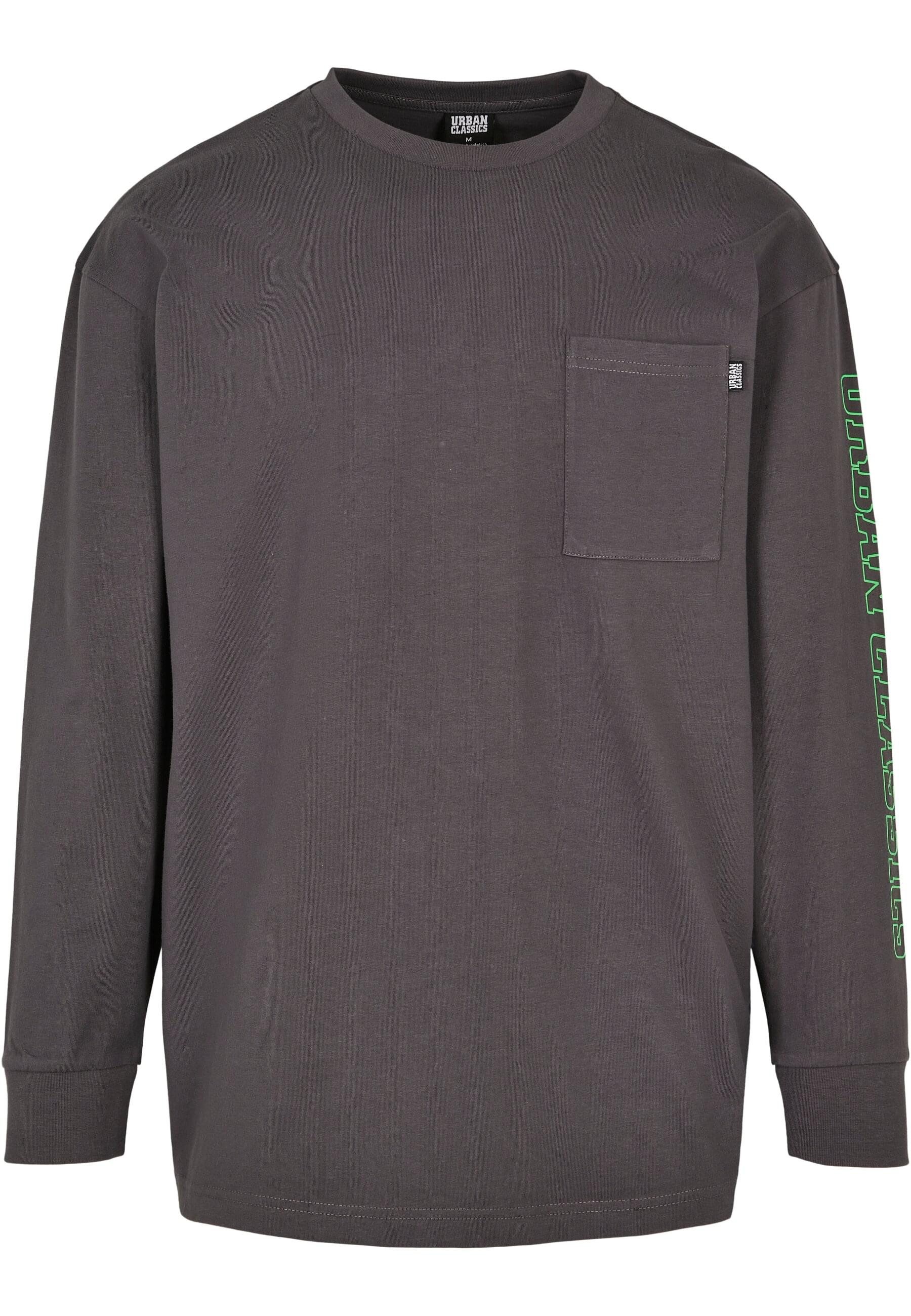 URBAN CLASSICS Длинные Urban Classics Herren Neon Logo Boxy Pocket LS (1-tlg)