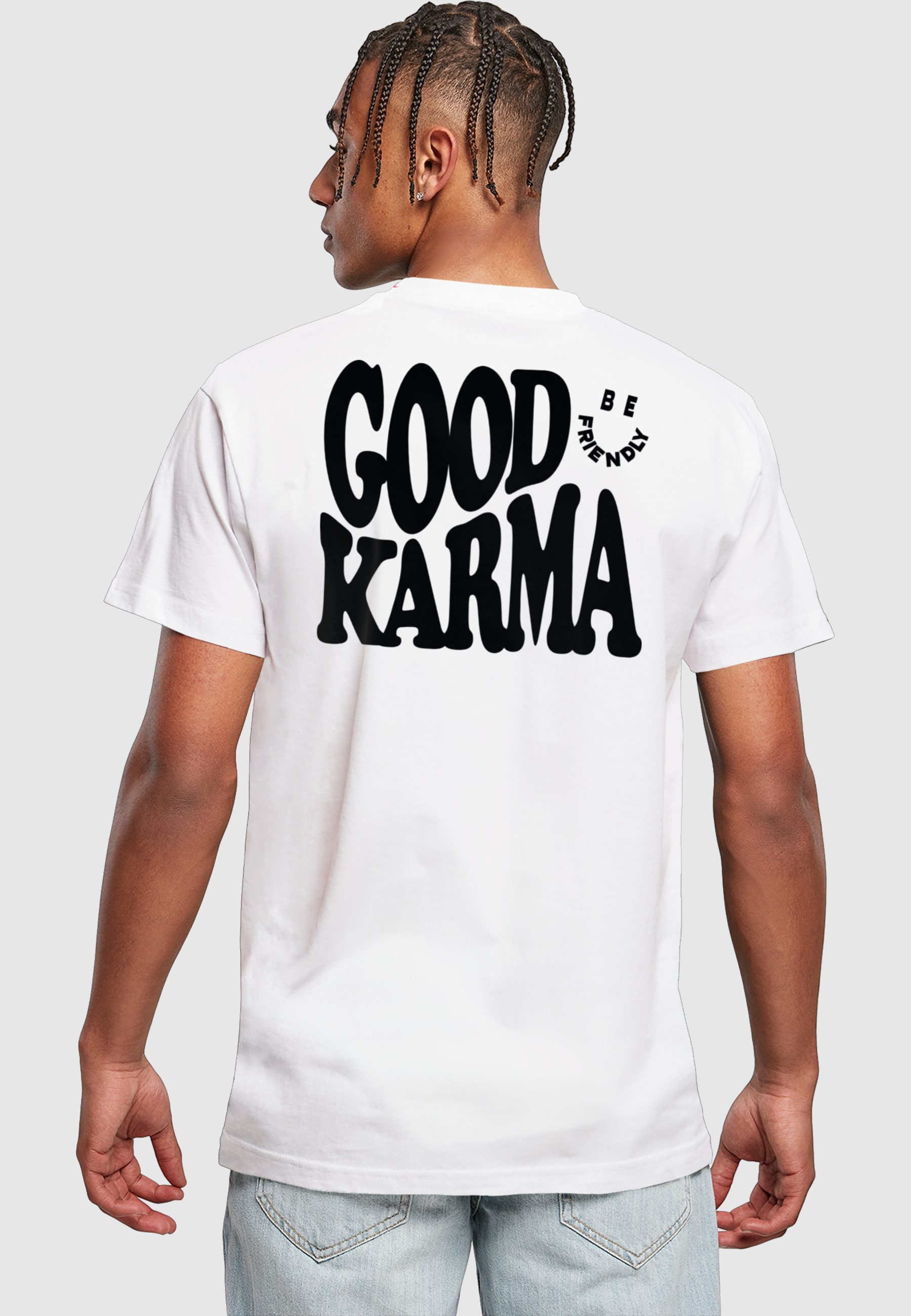 MisterTee T-Shirt MisterTee Good Karma Friendly Tee (1-tlg) – Bild 5 von 5