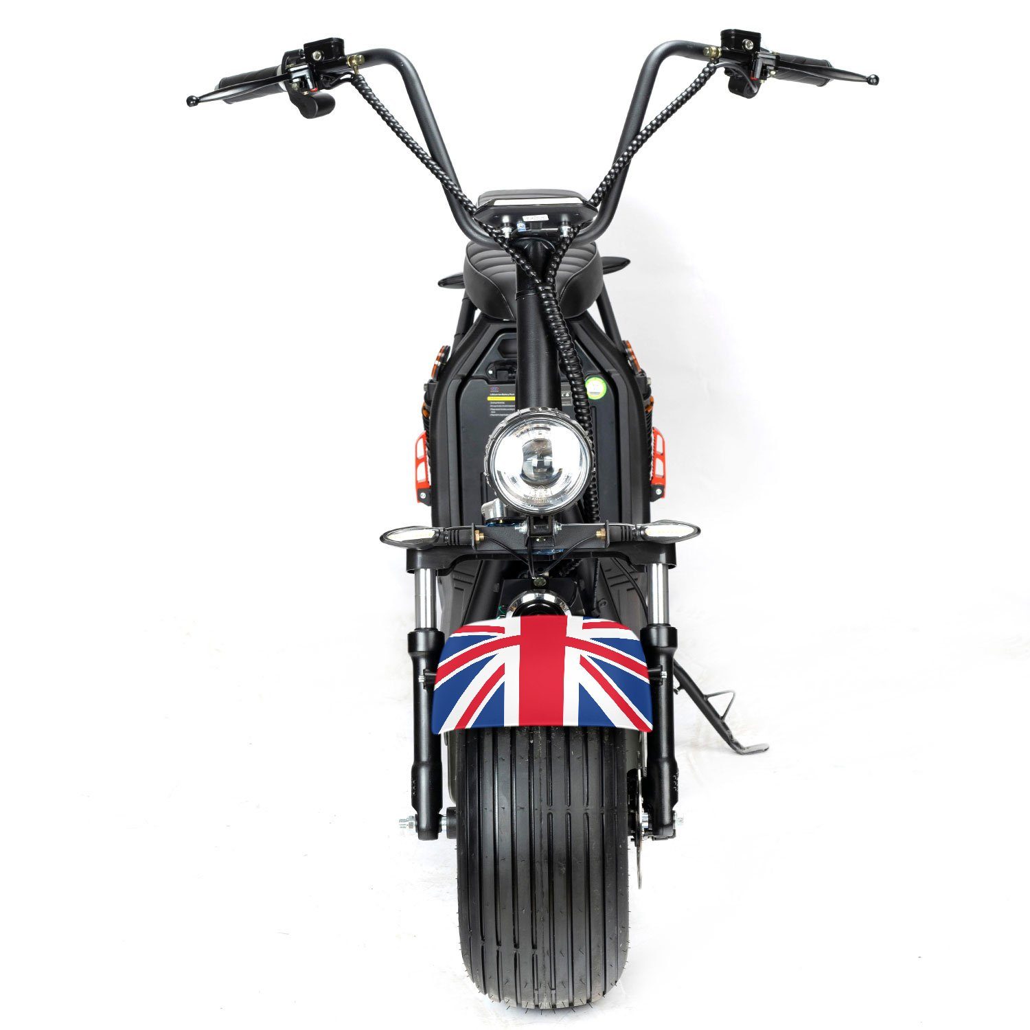 ENEWAY E-Scooter Coco II british, 45,00 km/h, (Set, COCO II 2000W 45 km/h 20AH Lithium), mit Straßenzulassung