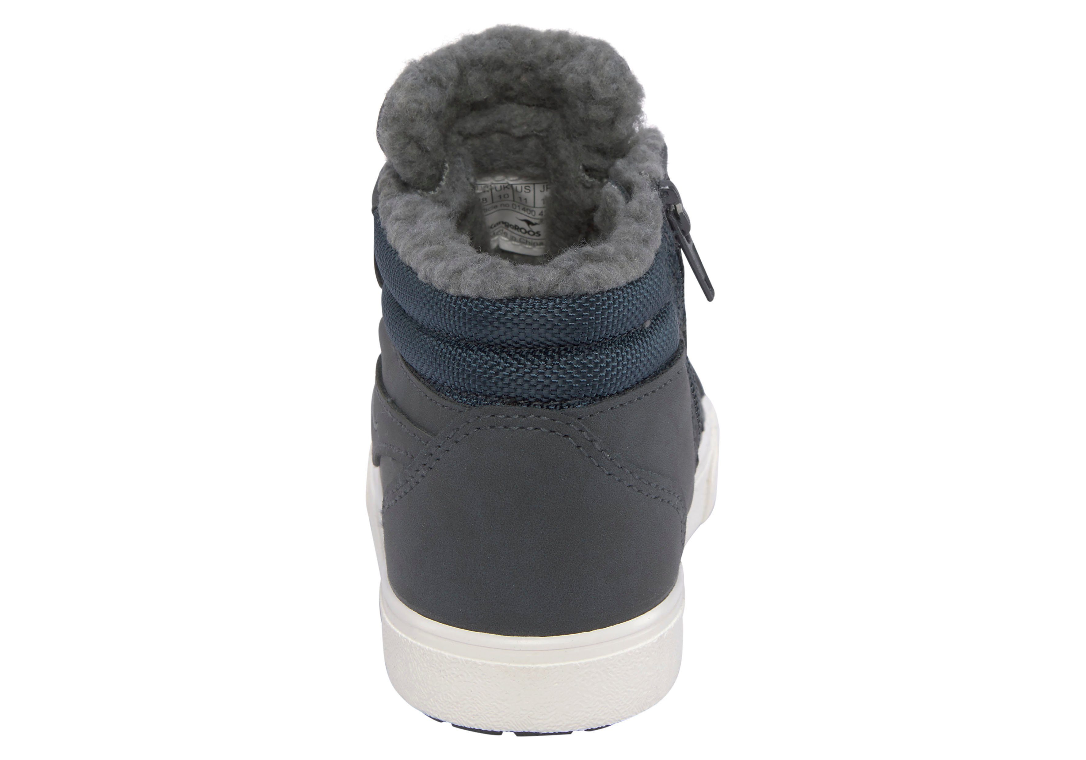 KangaROOS Kavu III Sneaker Warmfutter, Reißverschluss,Winterschuhe, Schnürboots, Sneakerboots
