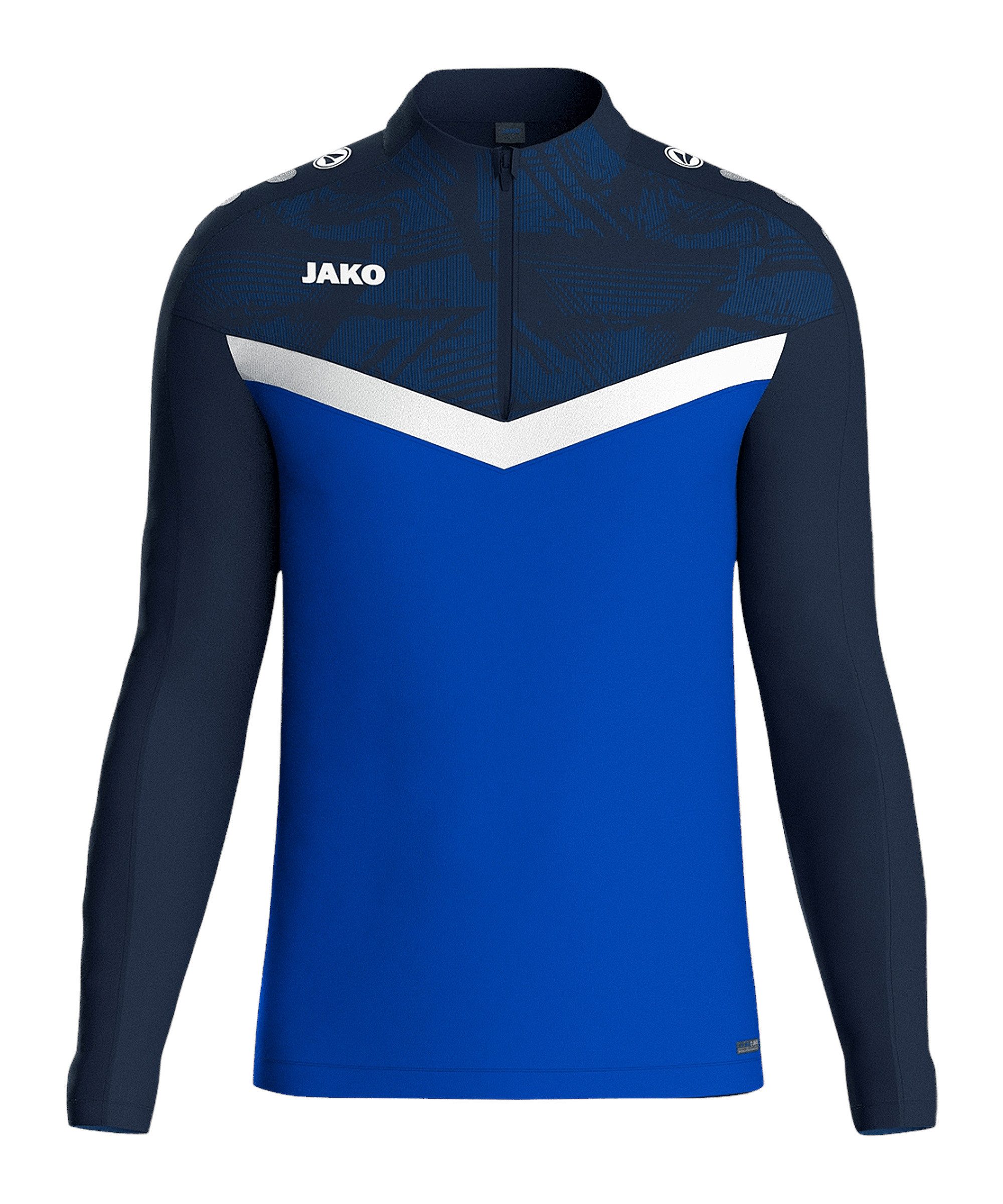 Sweatshirt JAKO Iconic HalfZip Sweatshirt Kids Langarm-Shirts
