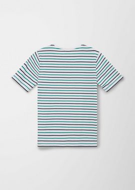 s.Oliver Kurzarmshirt T-Shirt mit Streifen