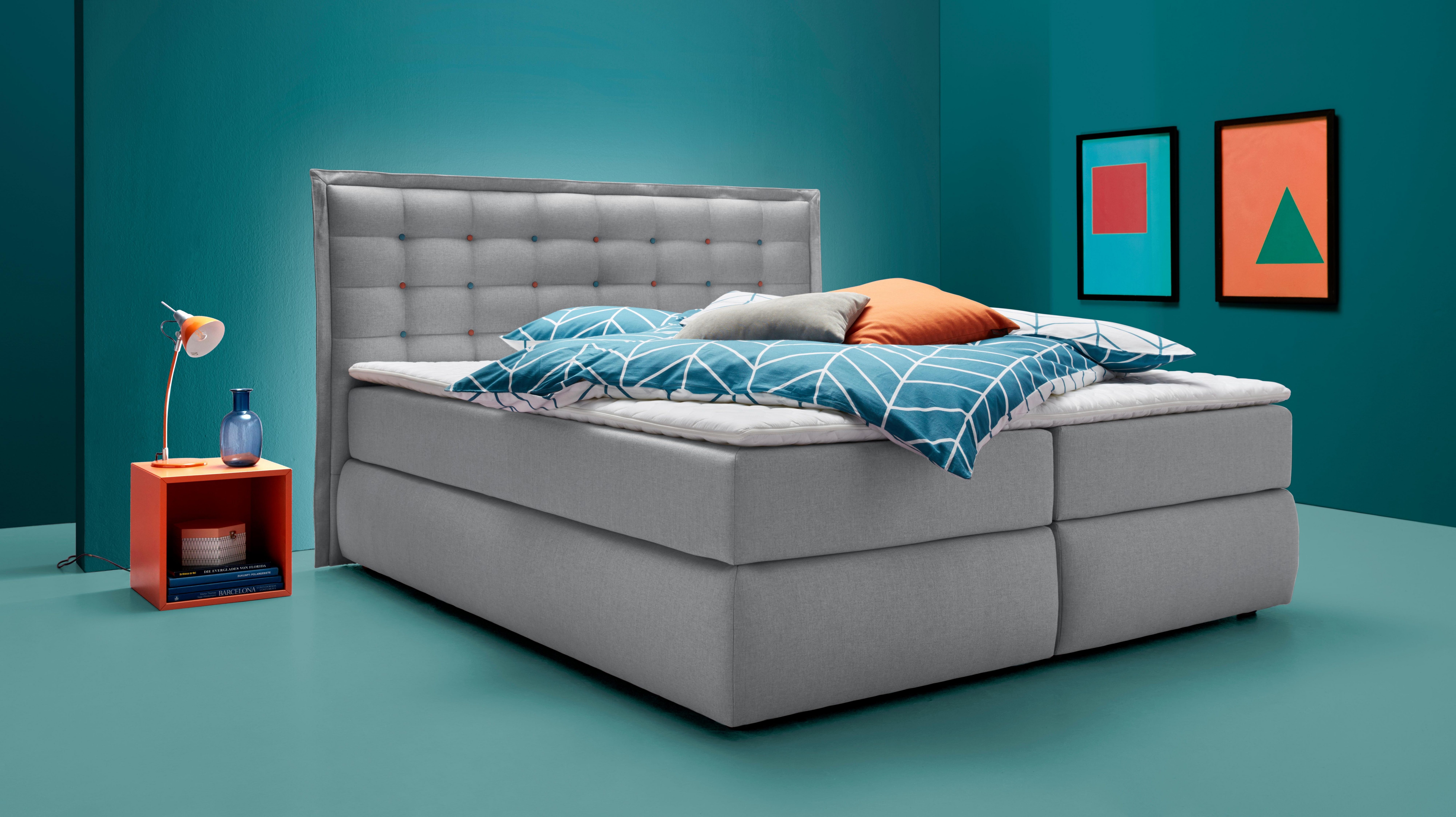 INOSIGN Boxspringbett SAGRES inkl. Kaltschaumtopper