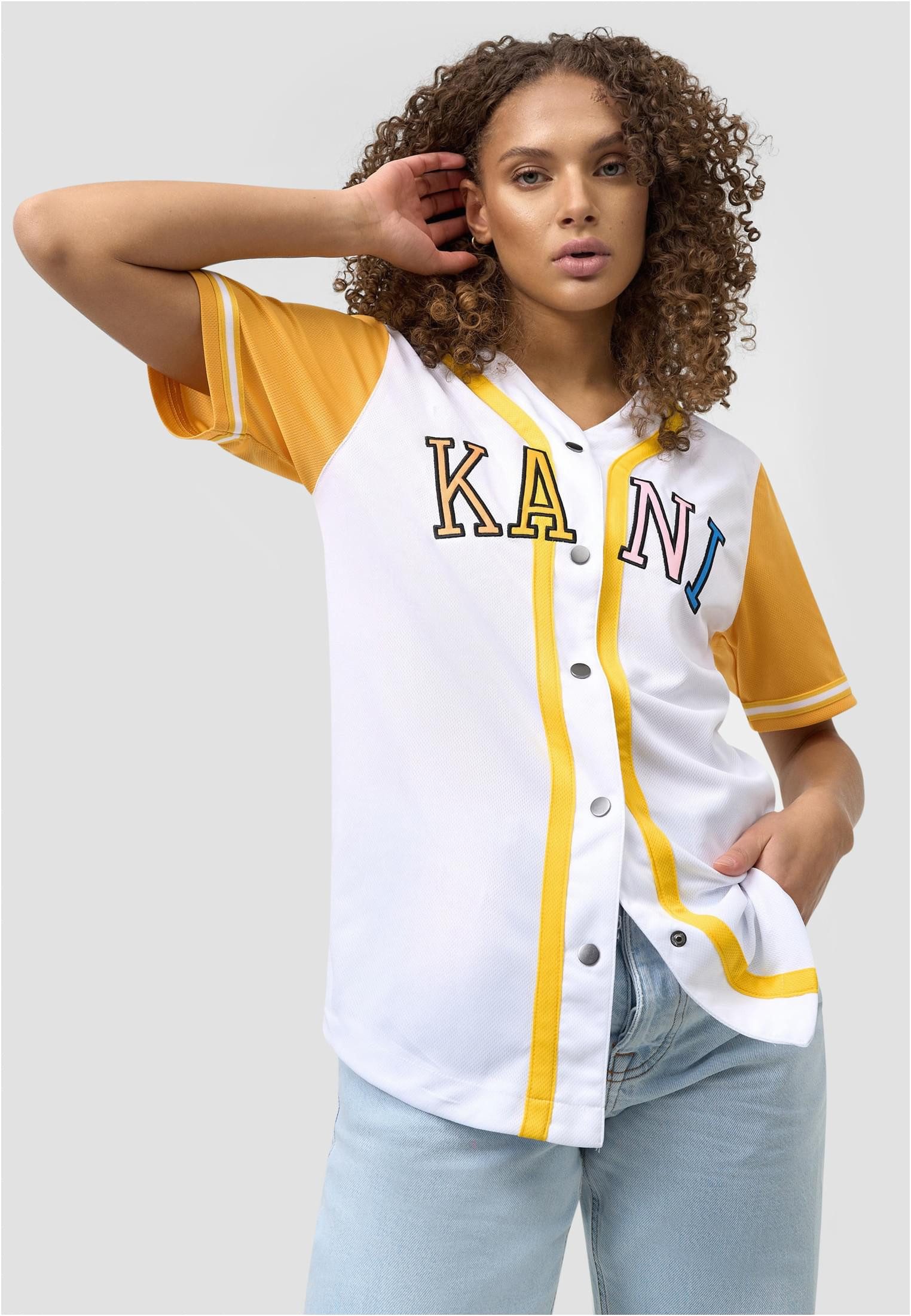 Karl Kani T-Shirt Karl Kani Damen College Block Baseball Shirt (1-tlg)
