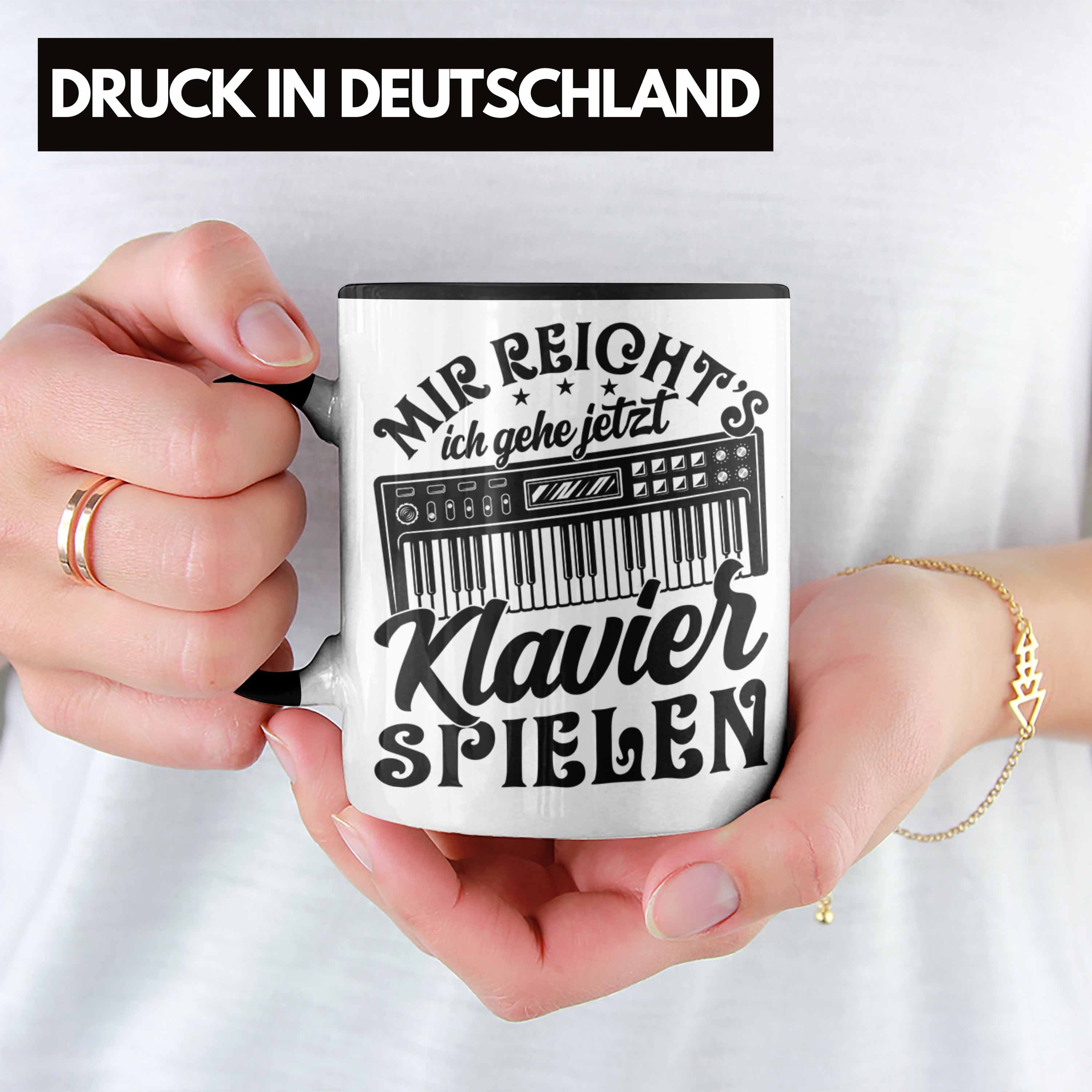 Jetzt Reichts Tasse Schwarz Tasse Ich Geschenk Mir Klavierspieler Trendation Klavi Gehe Klavier