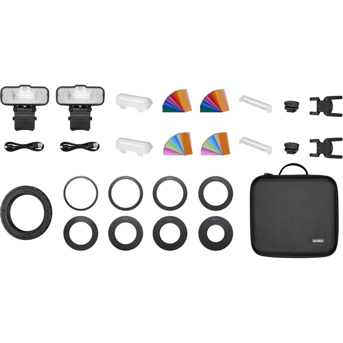 Godox MF12-K2 Makro-Blitzgeräte Kit Blitzgerät
