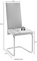 Homexperts Essgruppe »Nitro«, (Set, 7-tlg), Tisch - Breite 140 cm + 6 Stühle, Bild 10