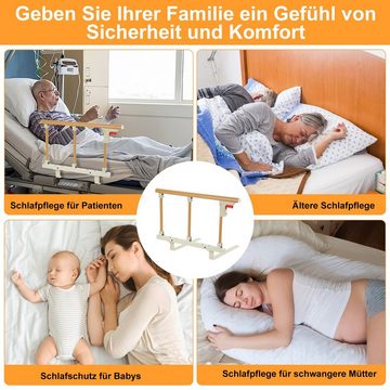 Bettizia Bettschutzgitter Bettgitter Klappbar für ältere Erwachsene Metall Griff Bett Senioren (EIN Schlüssel Klappbar Metall), aus Metall