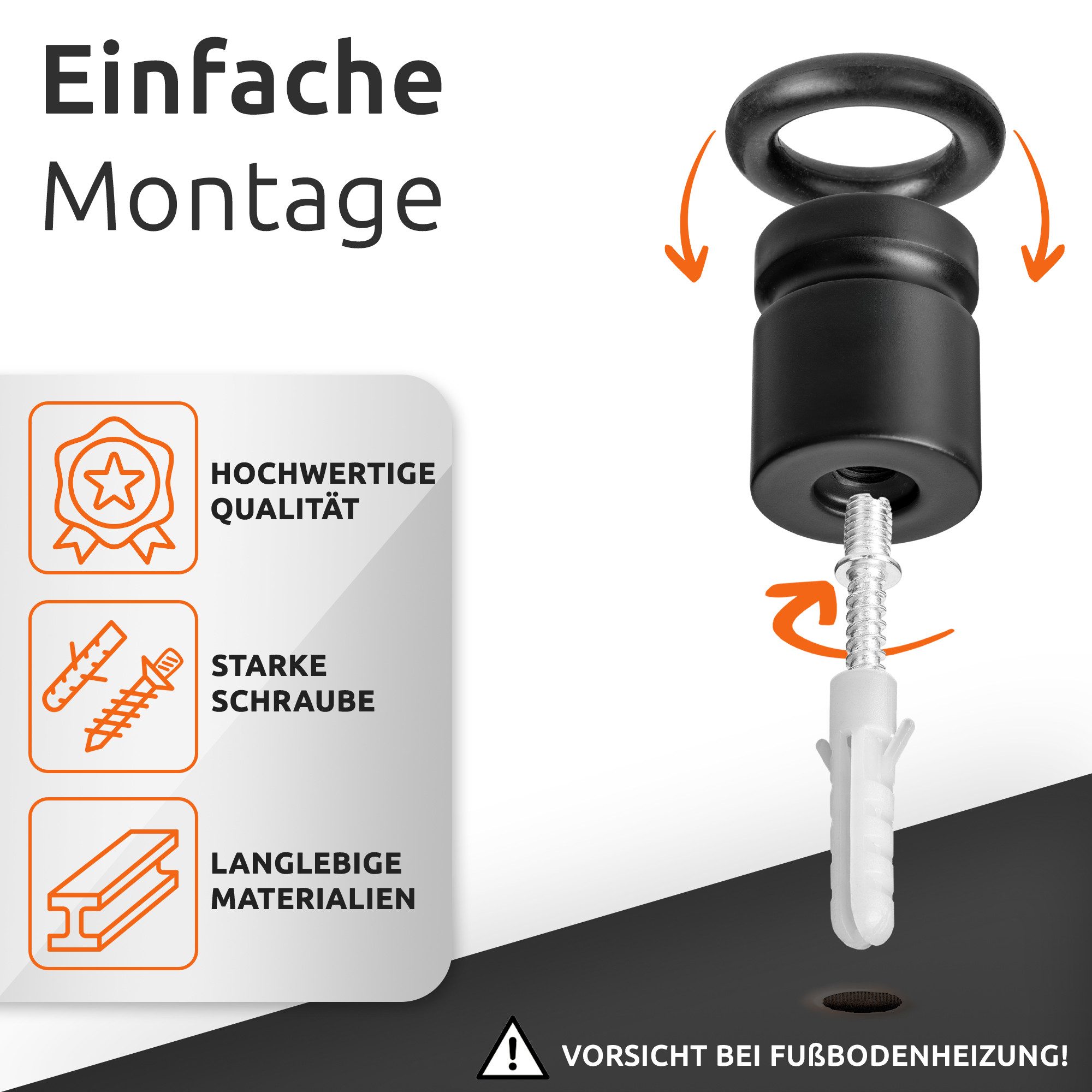 ECENCE Bodentürstopper Türstopper Boden zum Schrauben günstig online kaufen