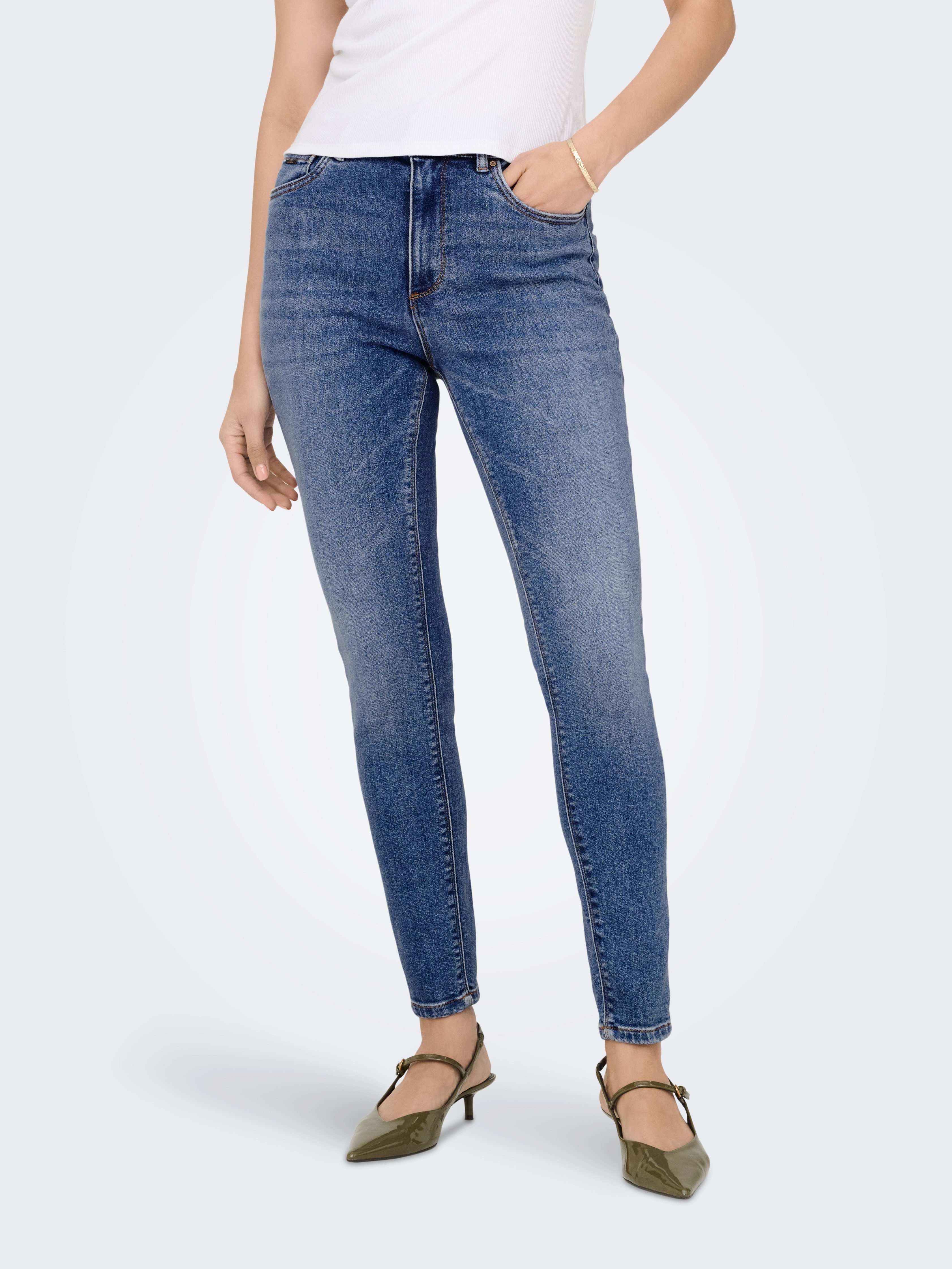 ONLY Skinny-fit-Jeans ONLMILA HW SK ANK DNM BJ13994 NOOS Baumwollmischung, skinny fit