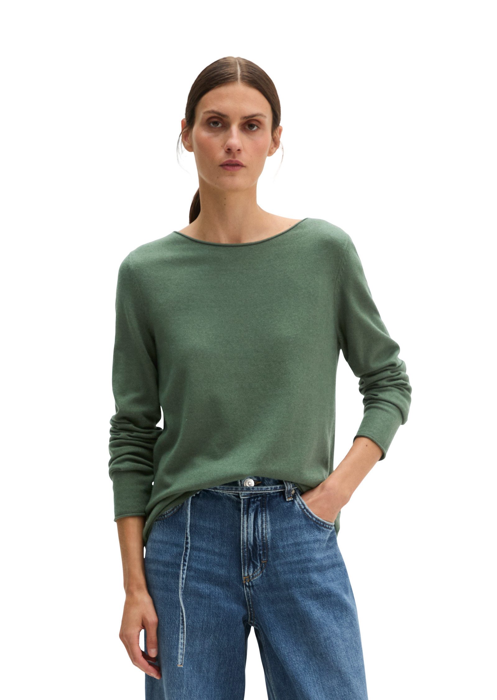 Marc O'Polo Strickpullover aus softem Schurwolle-Mix