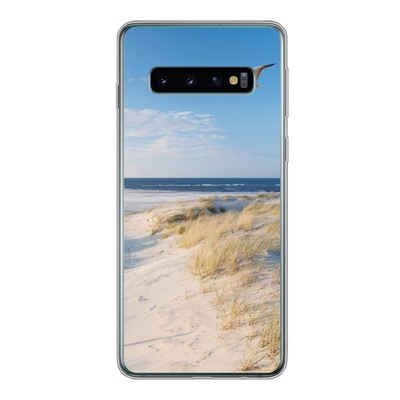 MuchoWow Handyhülle Düne - Möwe - Strand - Meer - Sonne, Phone Case, Handyhülle Samsung Galaxy S10, Silikon, Schutzhülle