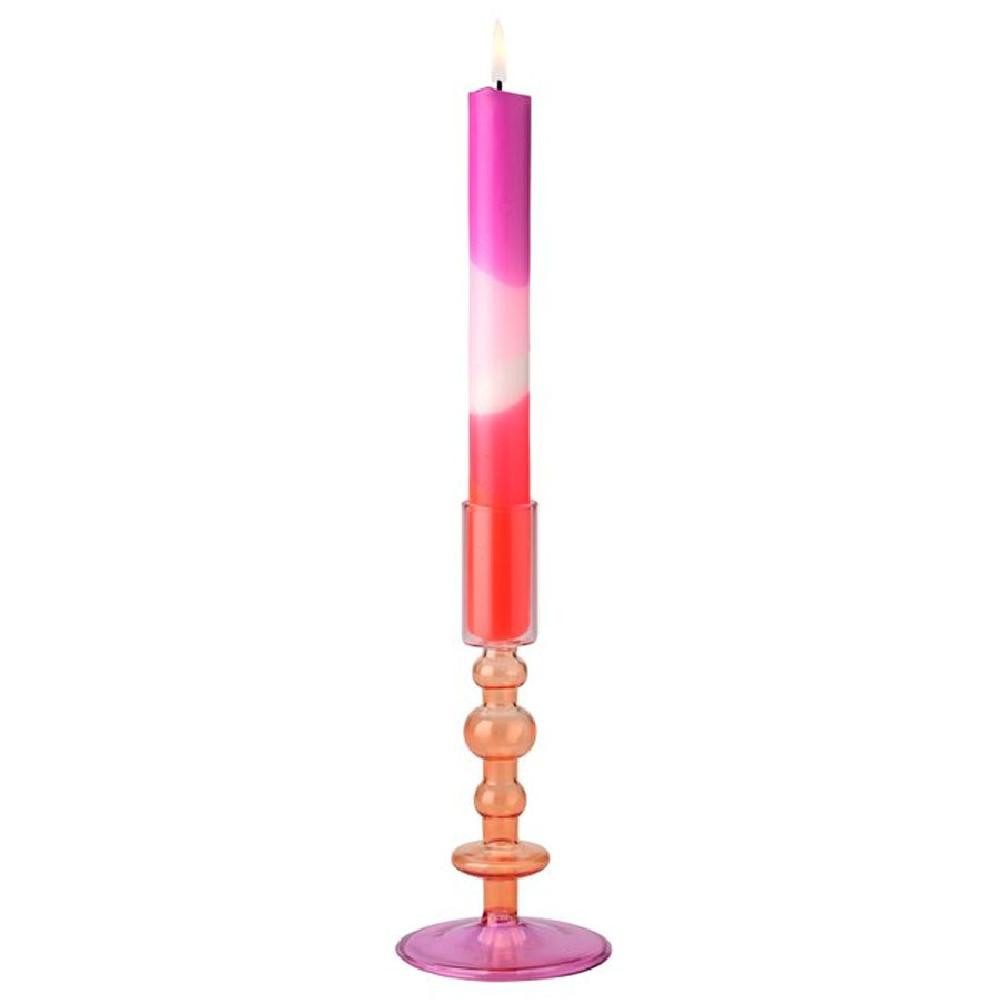 Giftcompany Kerzenhalter Kerzenständer Voile Rosa Orange günstig online kaufen