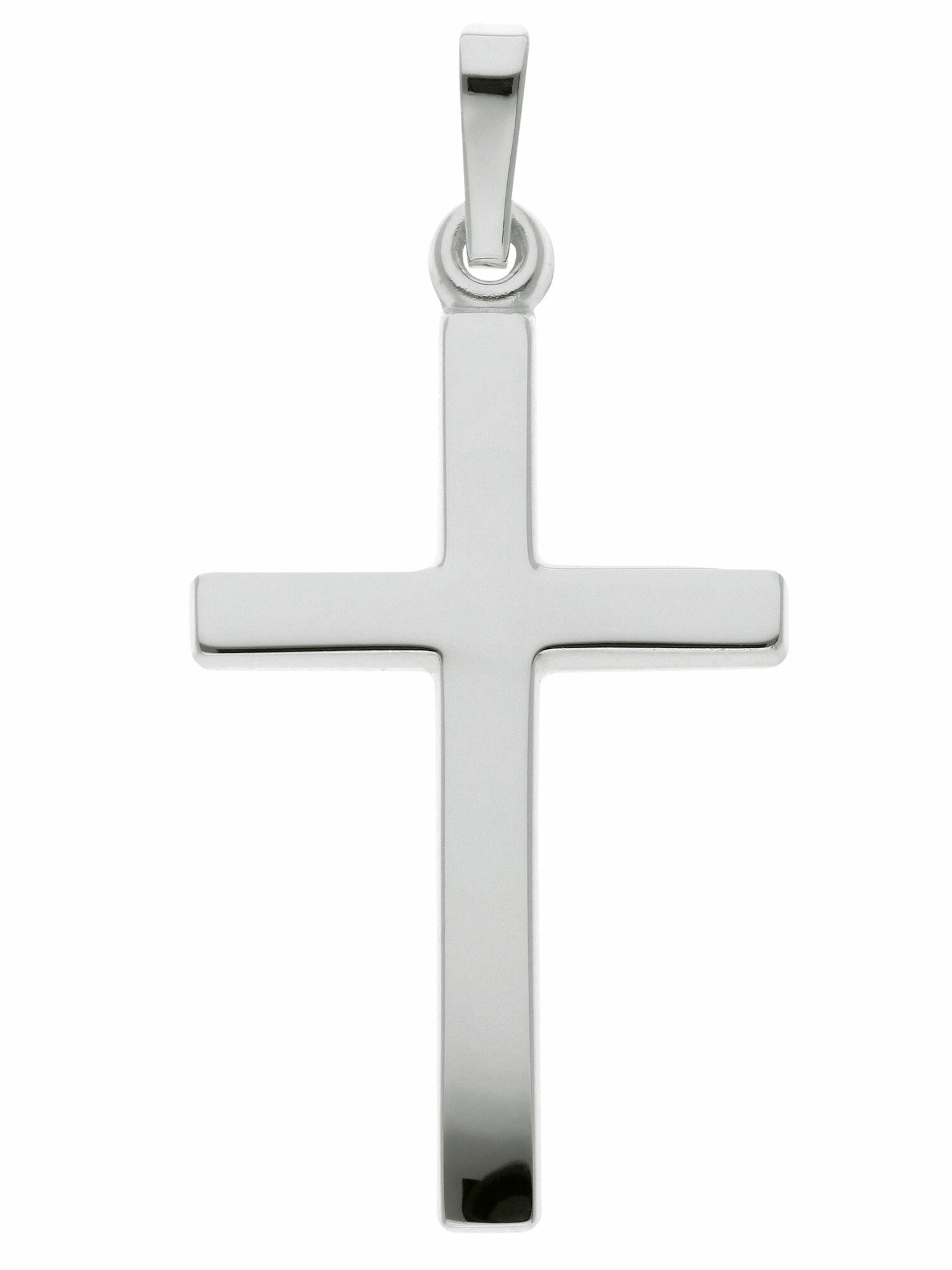 Adelia´s Kettenanhänger 925 Silber Kreuz Anhänger, Silberschmuck für Damen & Herren