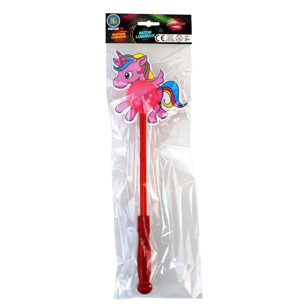 B&G INTERNATIONAL Zauberstab Leuchtstab Einhorn für Kinder - ca. 38 cm, (1-tlg)