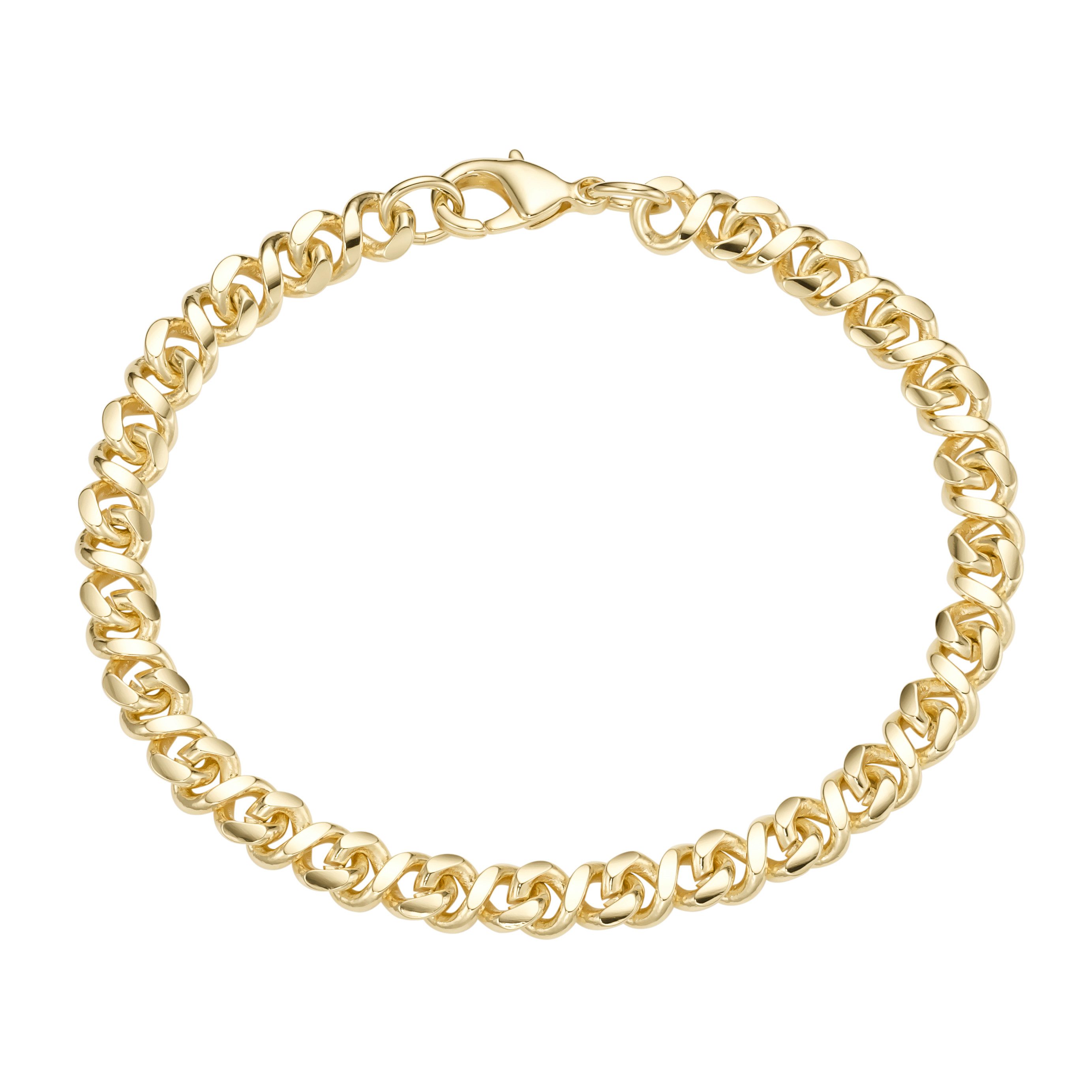 Firetti Armband Schmuck Geschenk Tombak Armschmuck Armkette Achterkette, Made in Germany