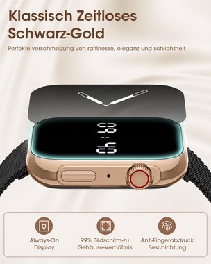 AIMIUVEI G36 Smartwatch (1,85 Zoll, Andriod iOS), Mit 120+ Sport, Herzfrequenz, SpO2 Schlafmonitor Fitness Tracker IP68