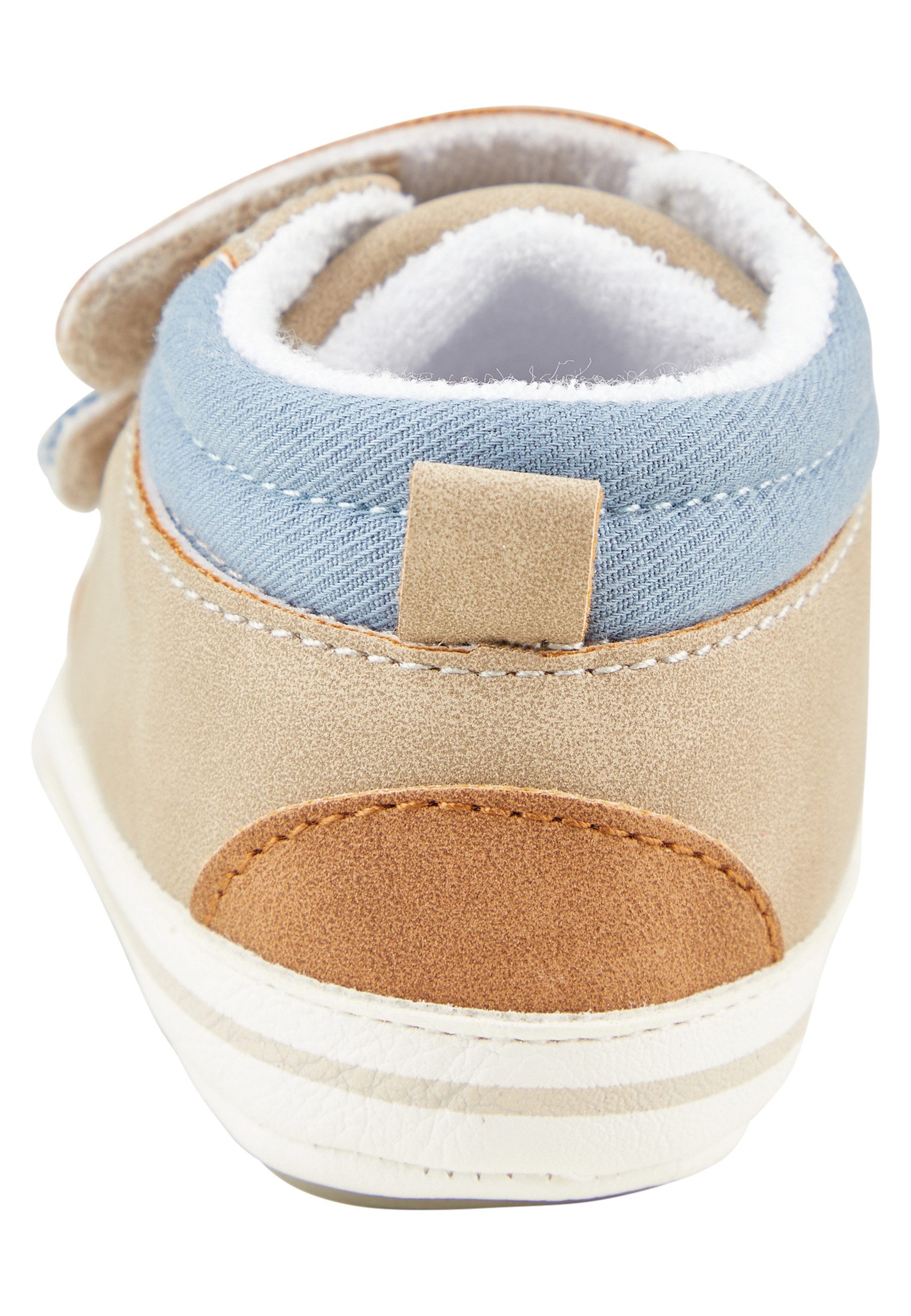 Sterntaler® Baby Schuhe Farbmix Krabbelschuh (1-tlg) Baby Schuh aus Kunstleder mit Klett, Barfußgefühl & rutschfester Sohle
