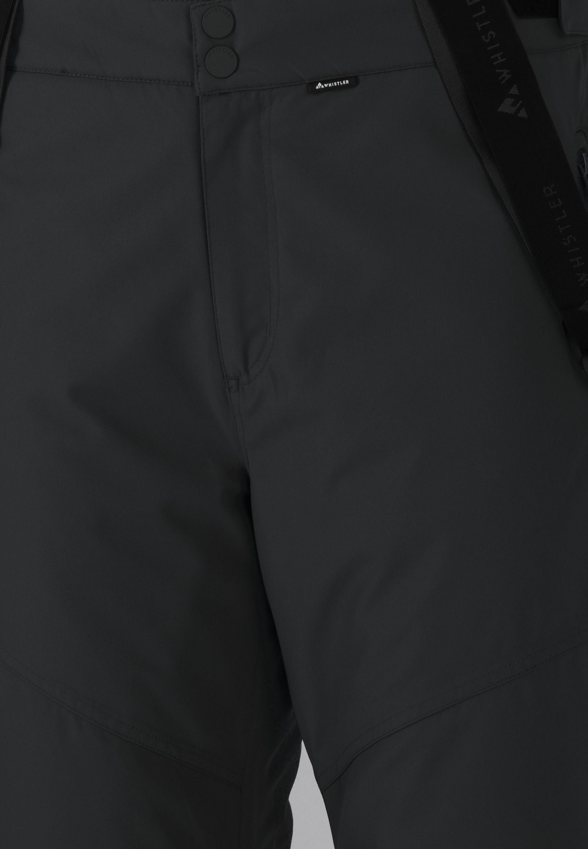 schwarz Hosenträgern Drizzle mit WHISTLER Eigenschaft und Skihose wasserfester